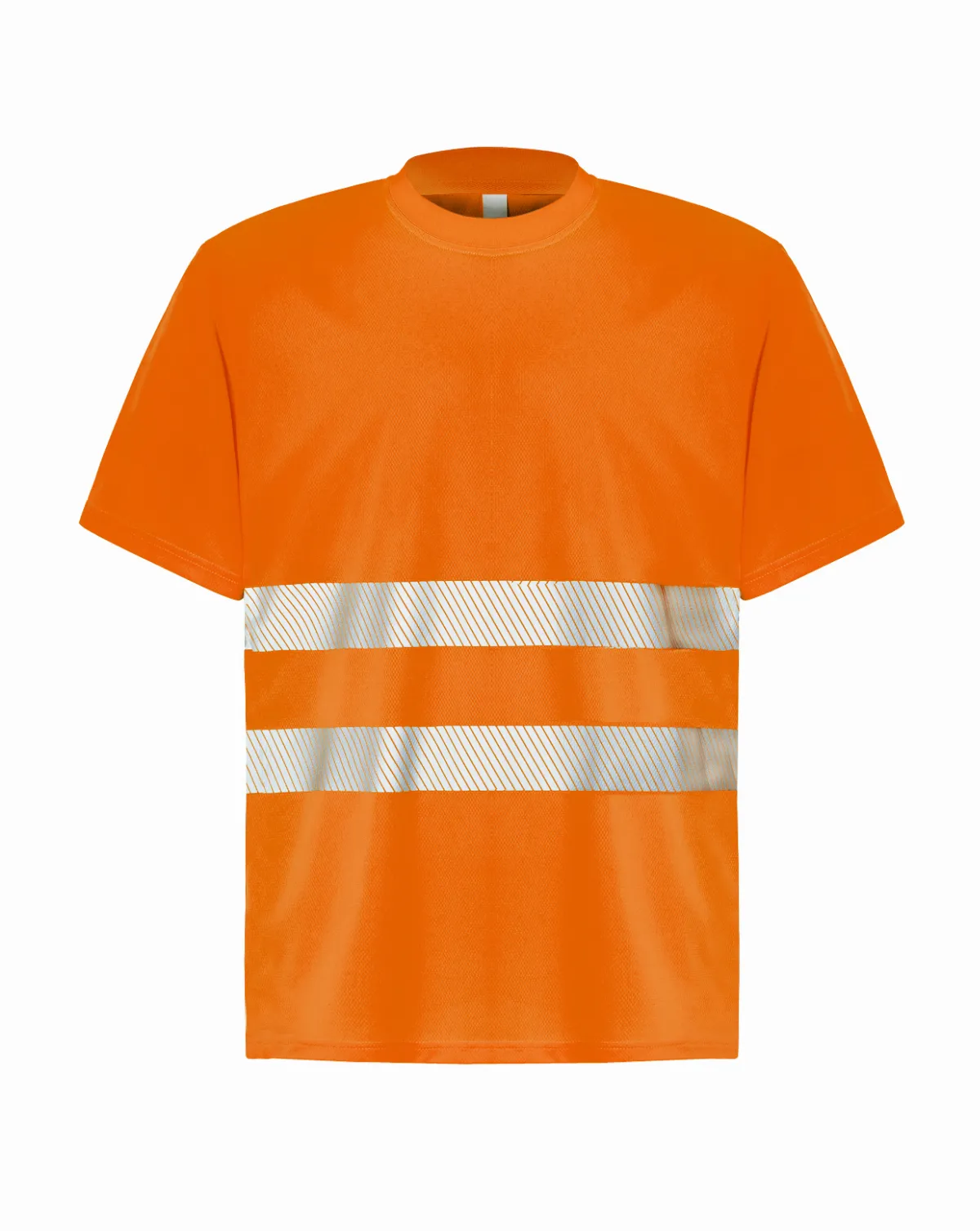 Camiseta Técnica Manga Corta Orange Fluor