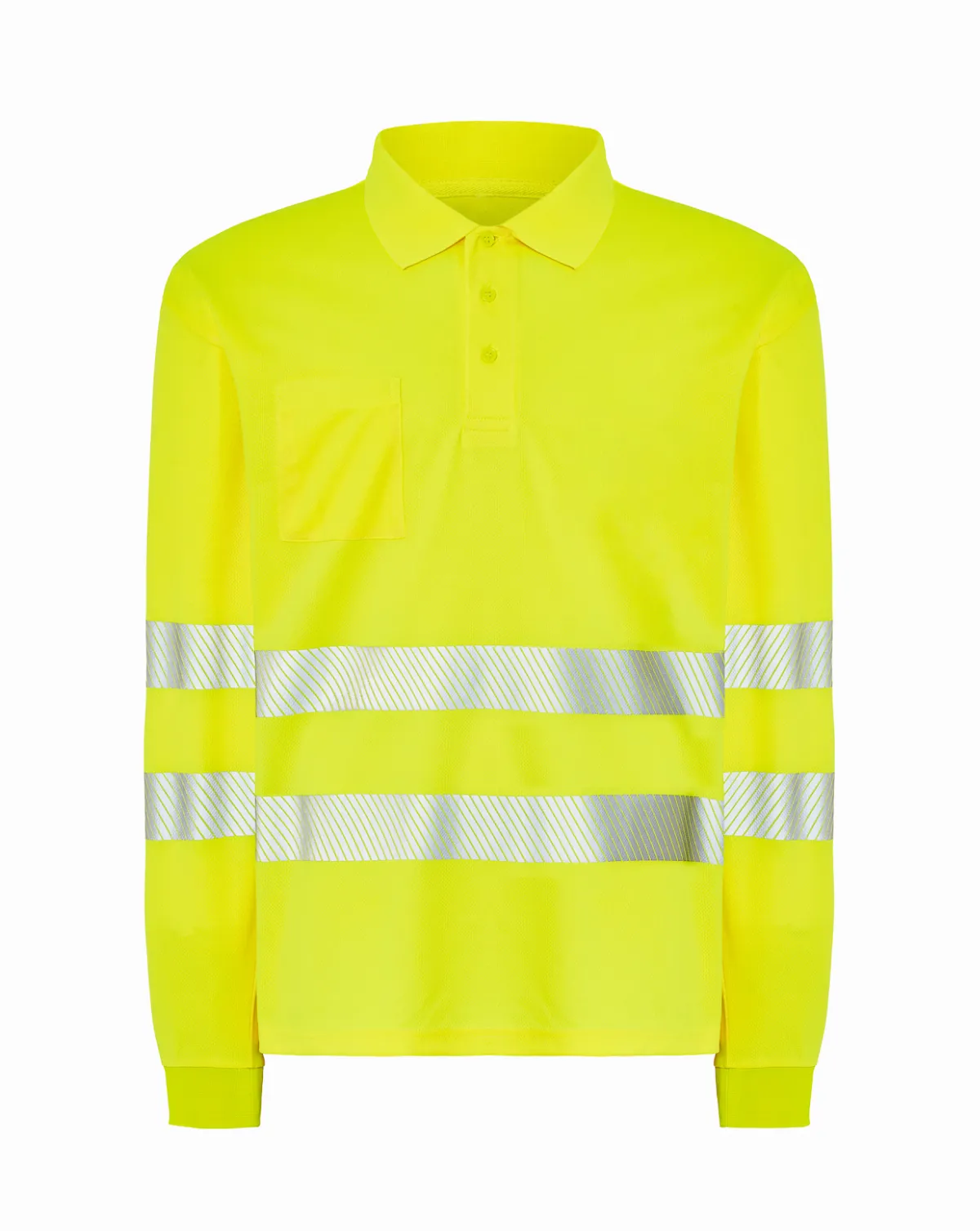 Polo Manga Larga Gold Fluor