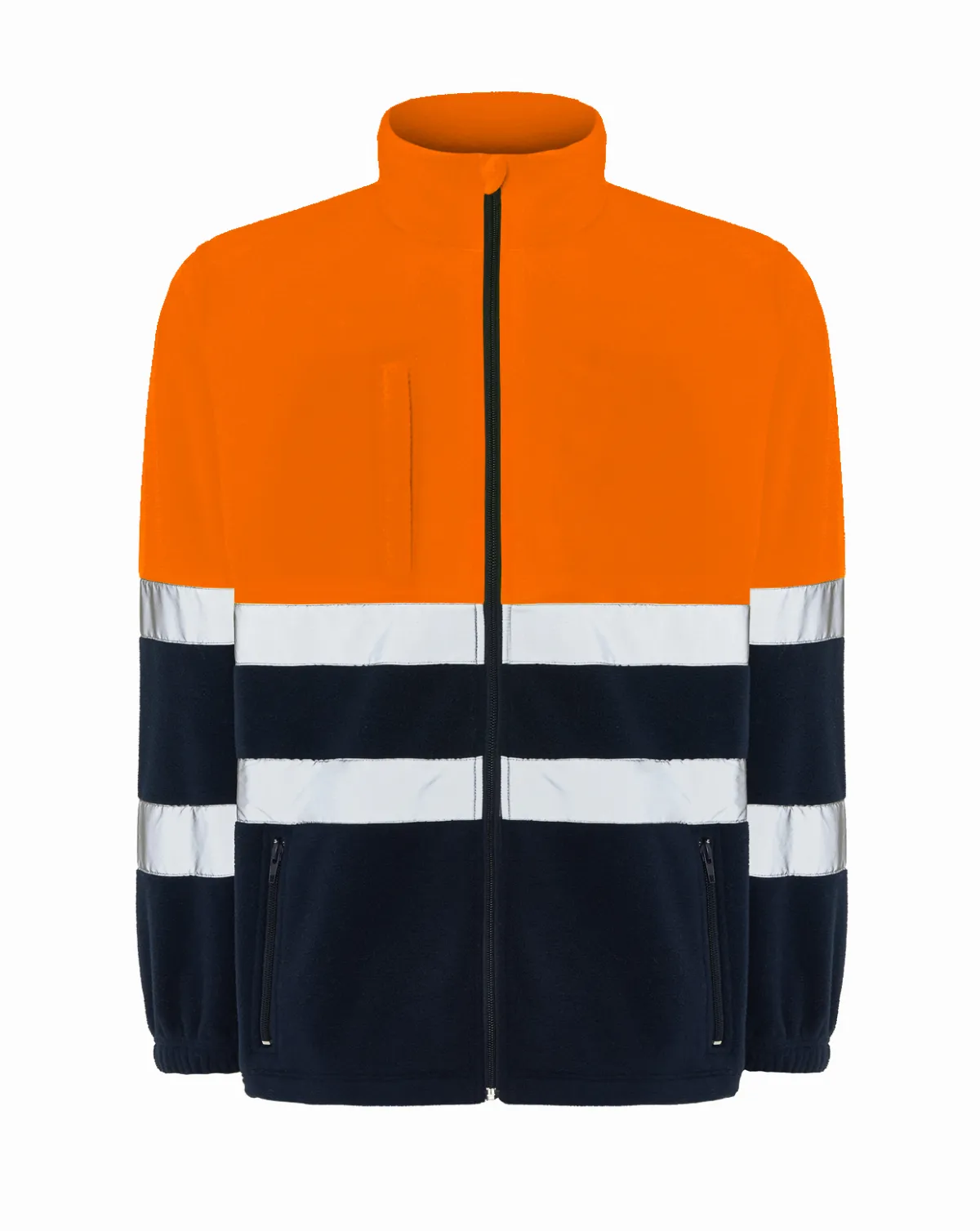 Chaqueta Polar Navy / Orange Fluor