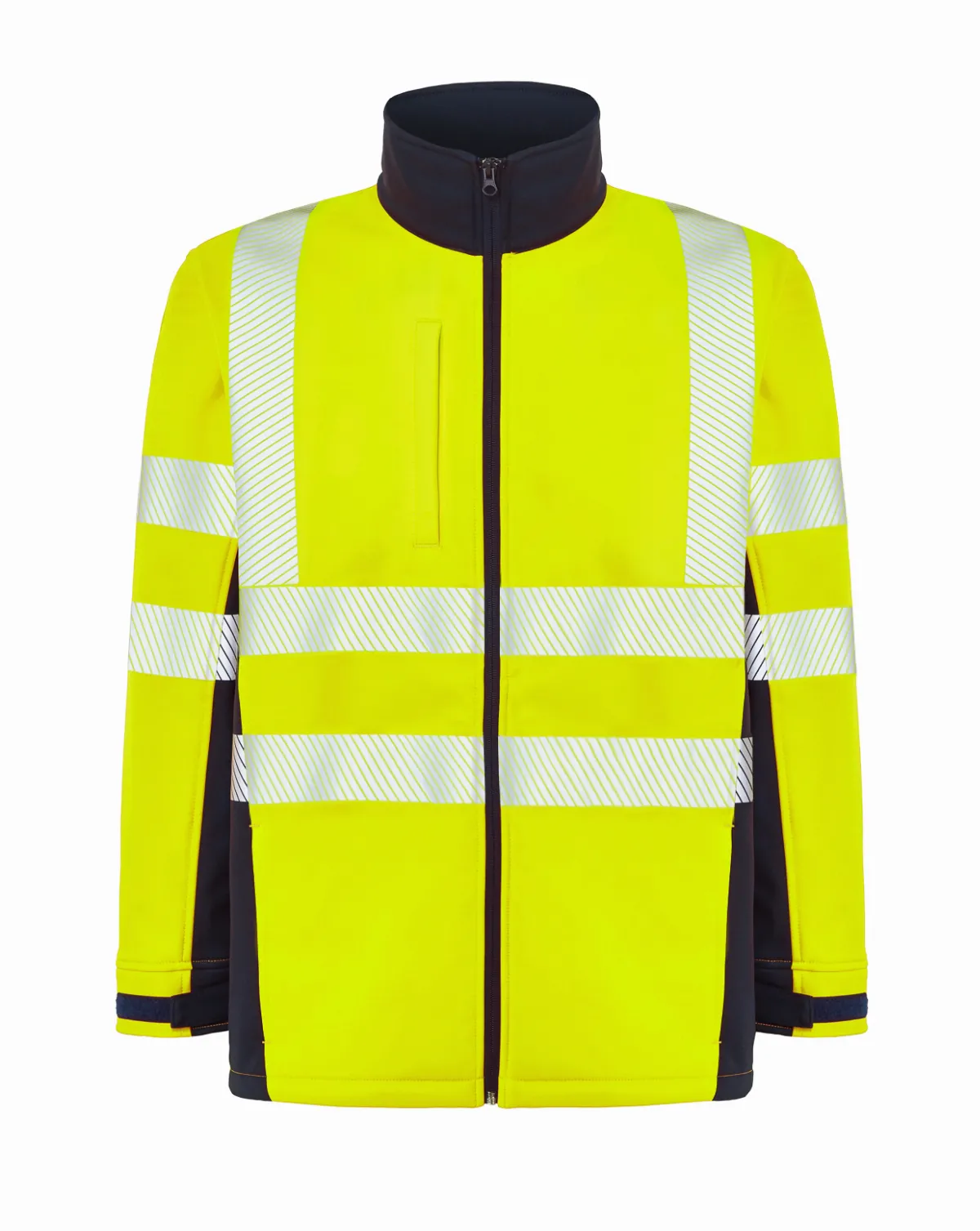 Chaqueta Softshell Navy / SunYelow Fluor
