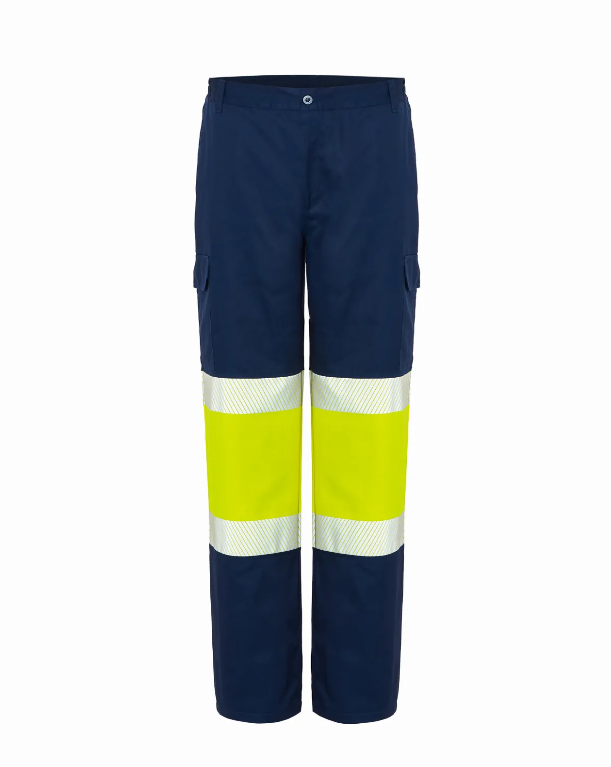 Pantalón Multibolsillos Forrado Navy / SunYelow Fluor