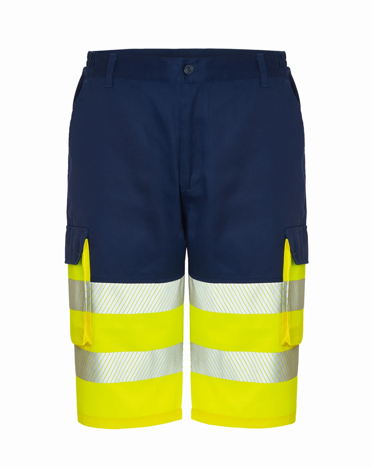 Bermudas Multibolsillos Navy / SunYelow Fluor