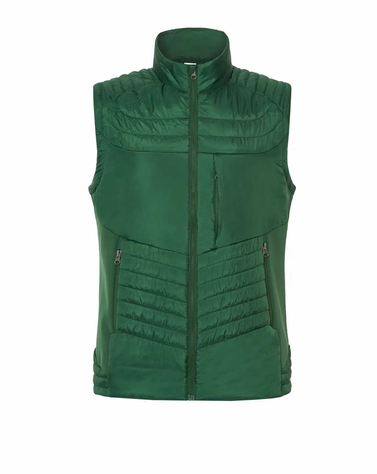 Padded Vest Bottle Green