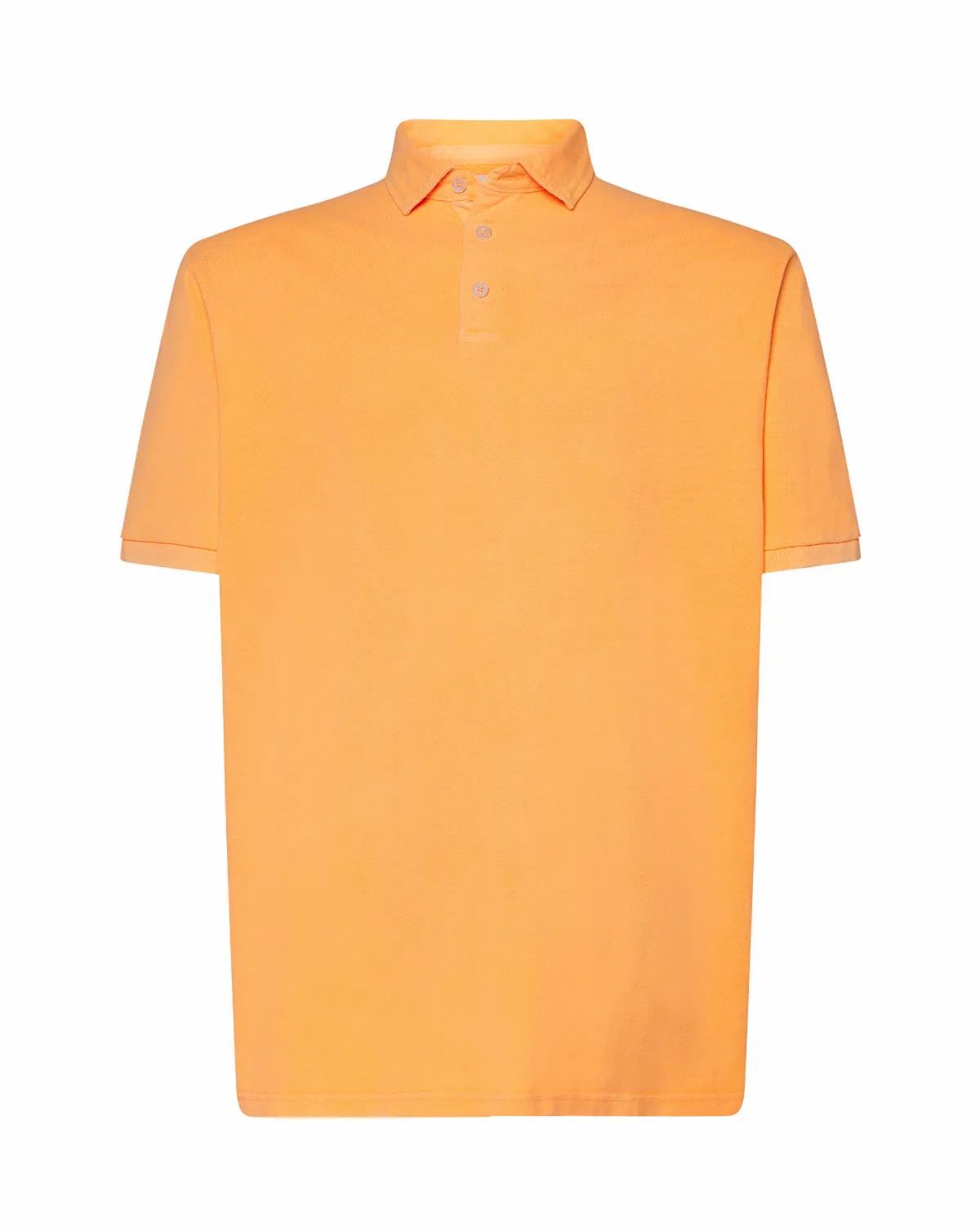 Urban Wash Pique Polo Orange Wash