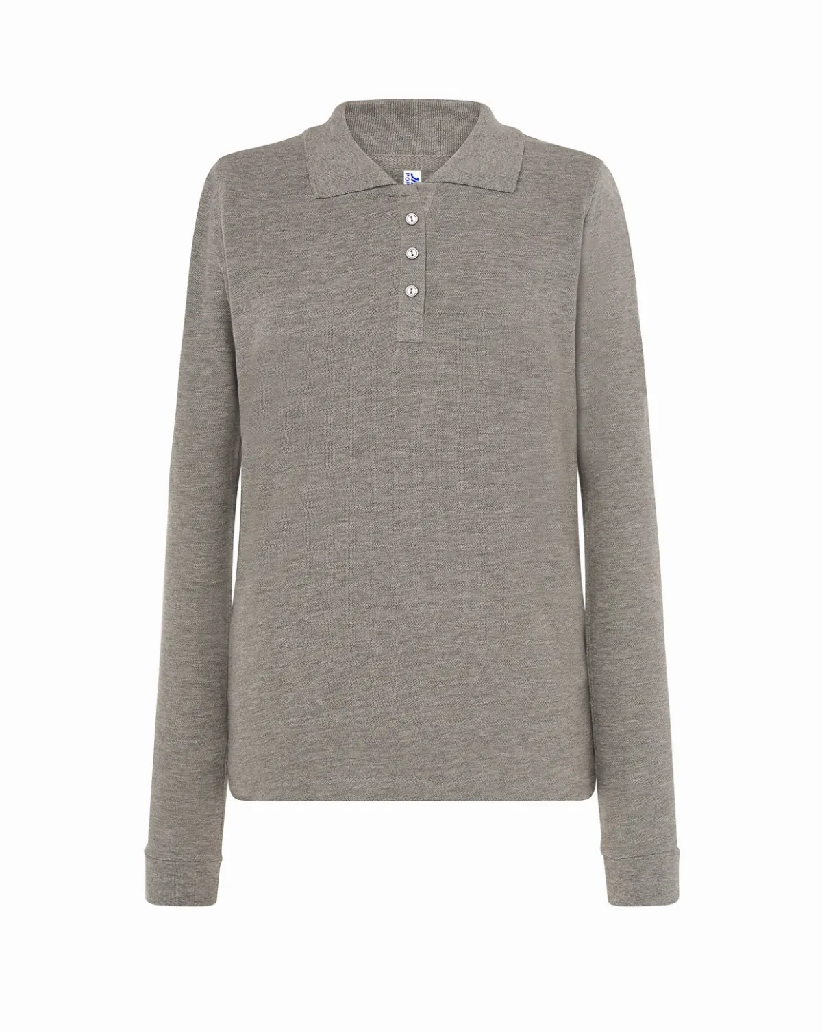 Regular LS Polo Lady Grey Melange