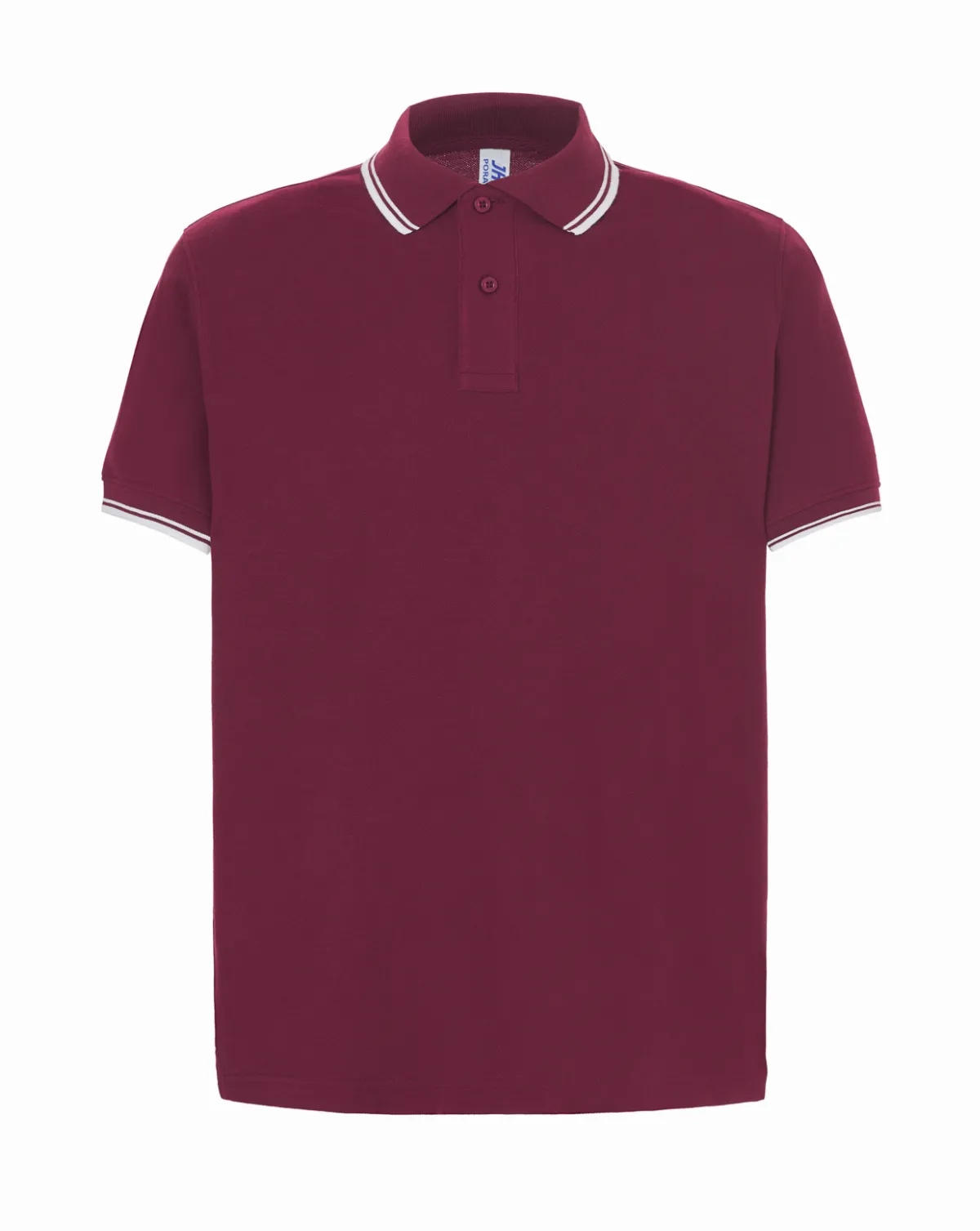 Regular Polo Man Burgundy / White
