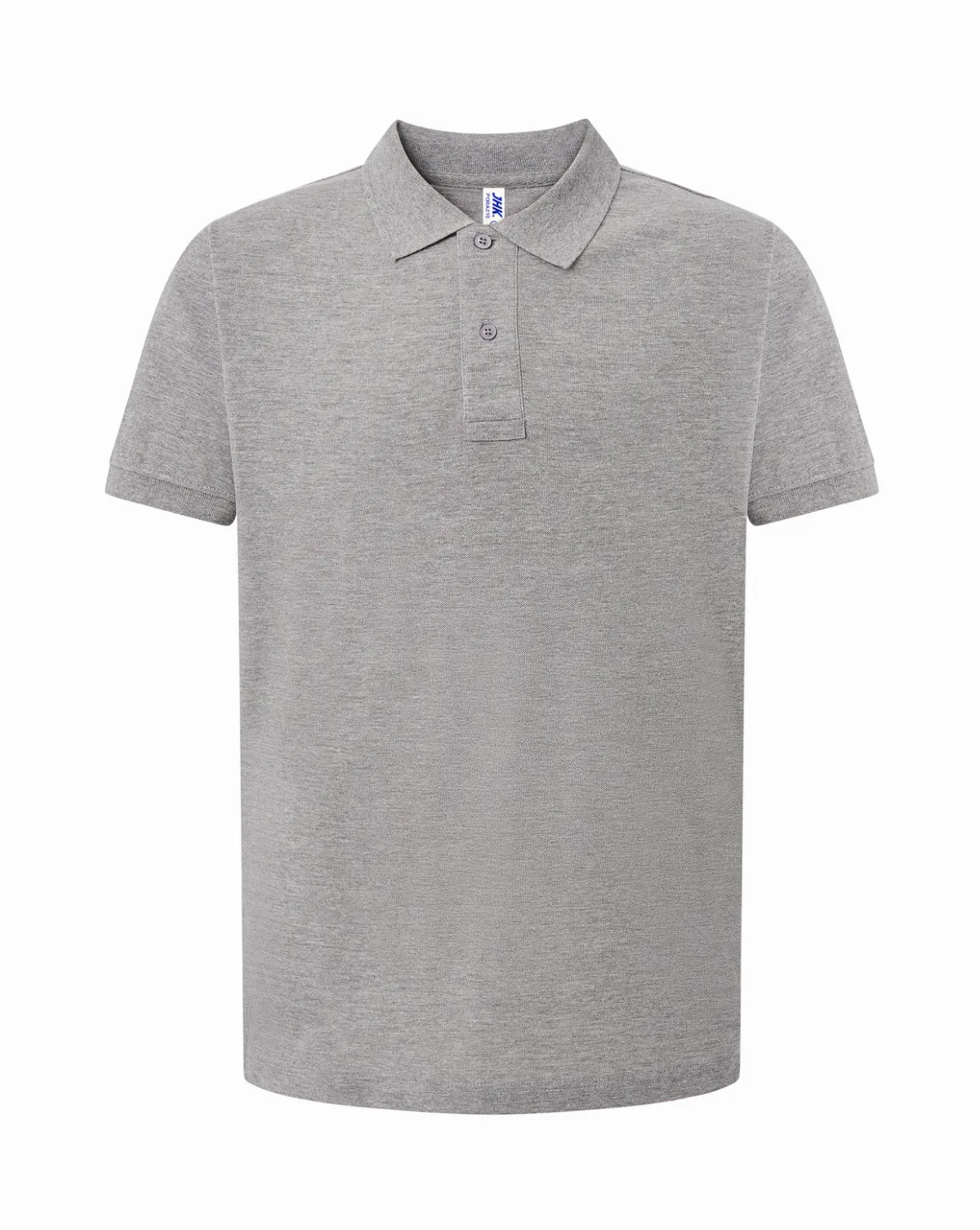 Regular Polo Man Grey Melange