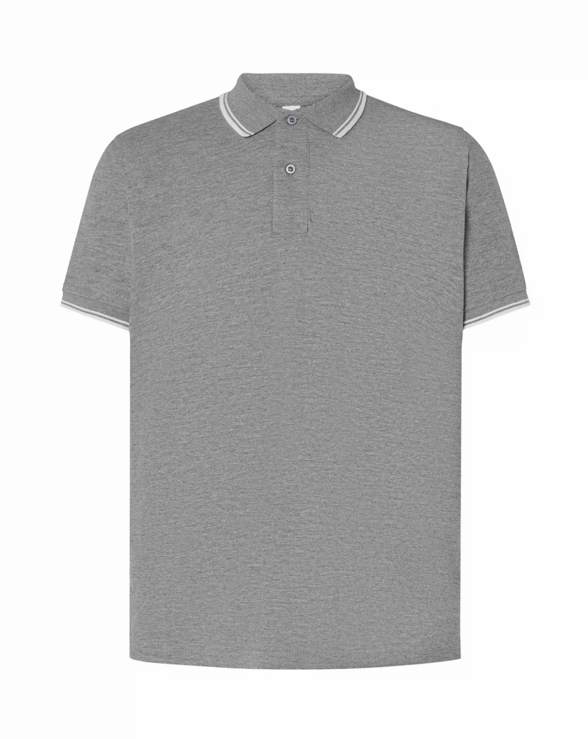 Regular Polo Man Grey melange / White