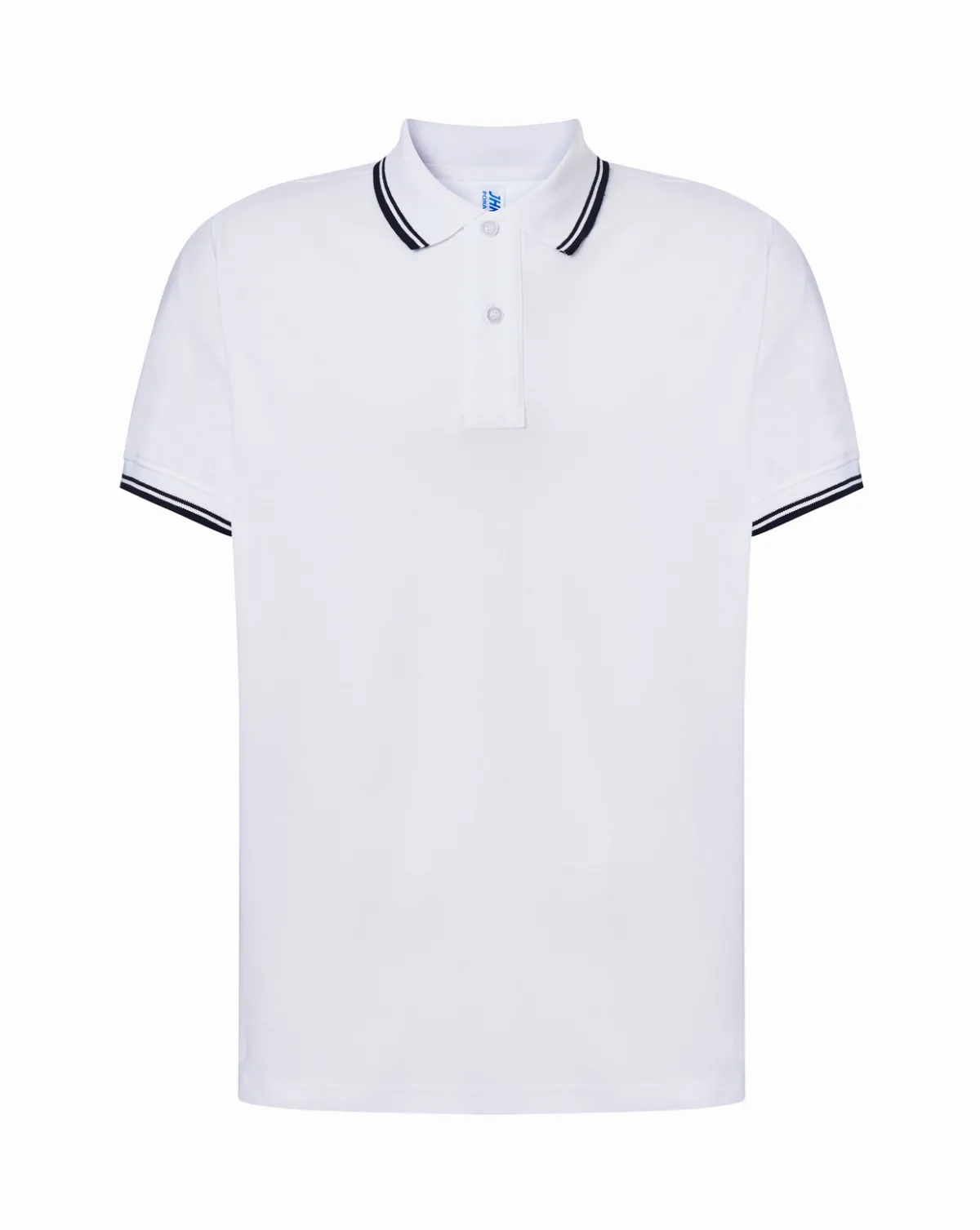 Regular Polo Man White / Navy