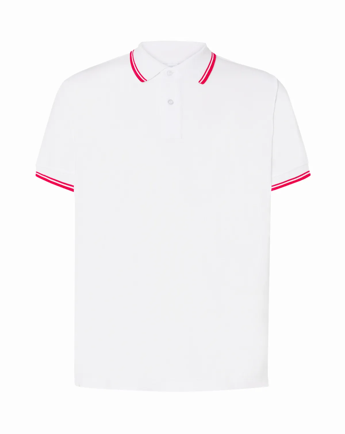 Regular Polo Man White / Red