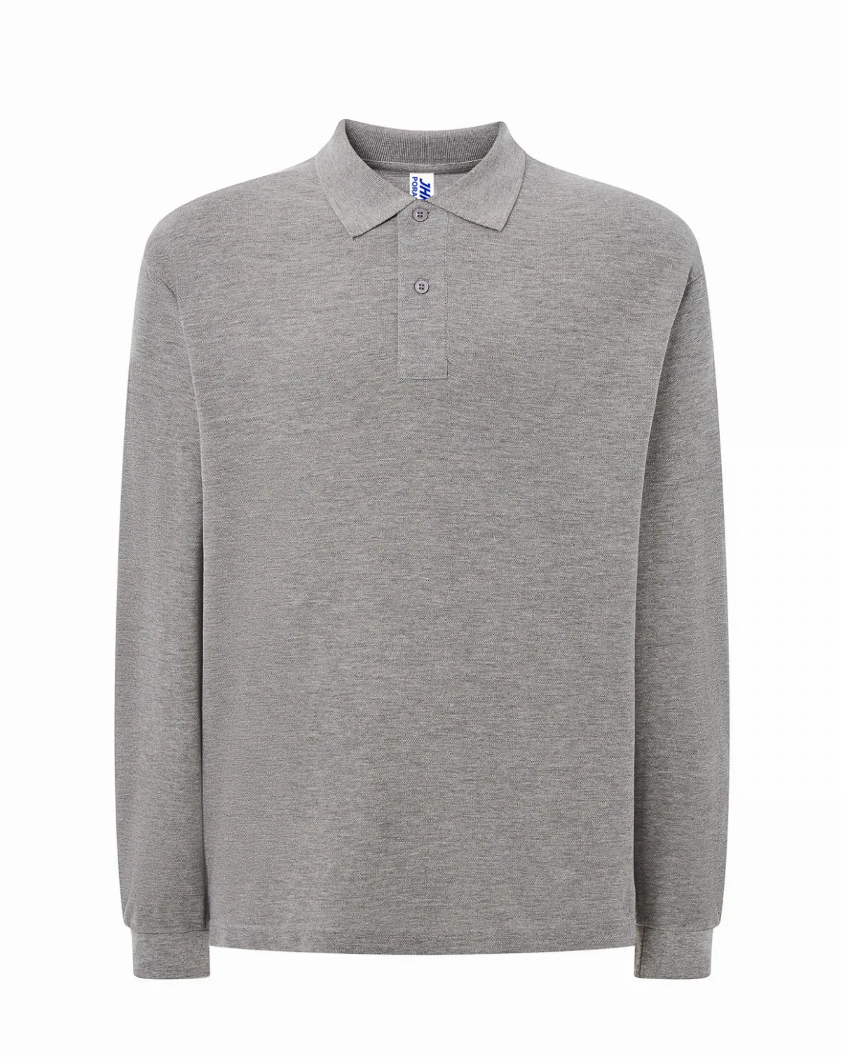 Polo Regular Man LS/King Size Grey Melange