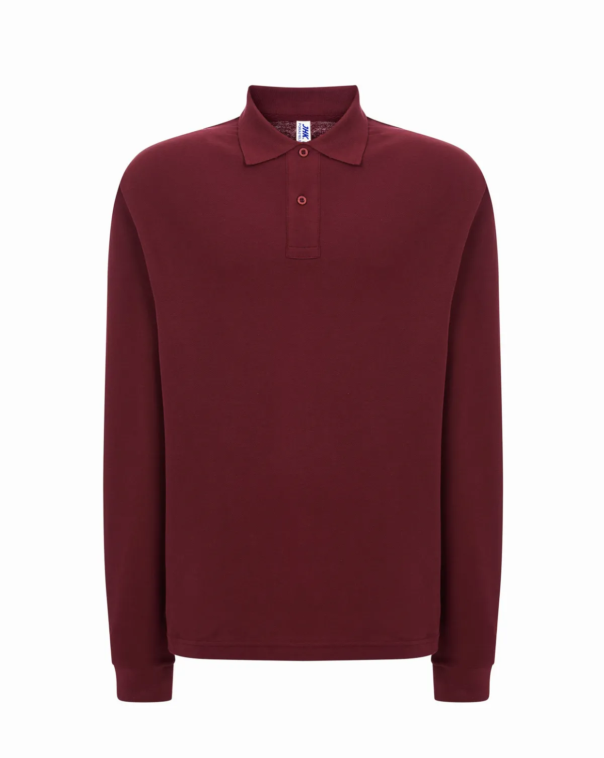 Regular LS Polo Man Burgundy