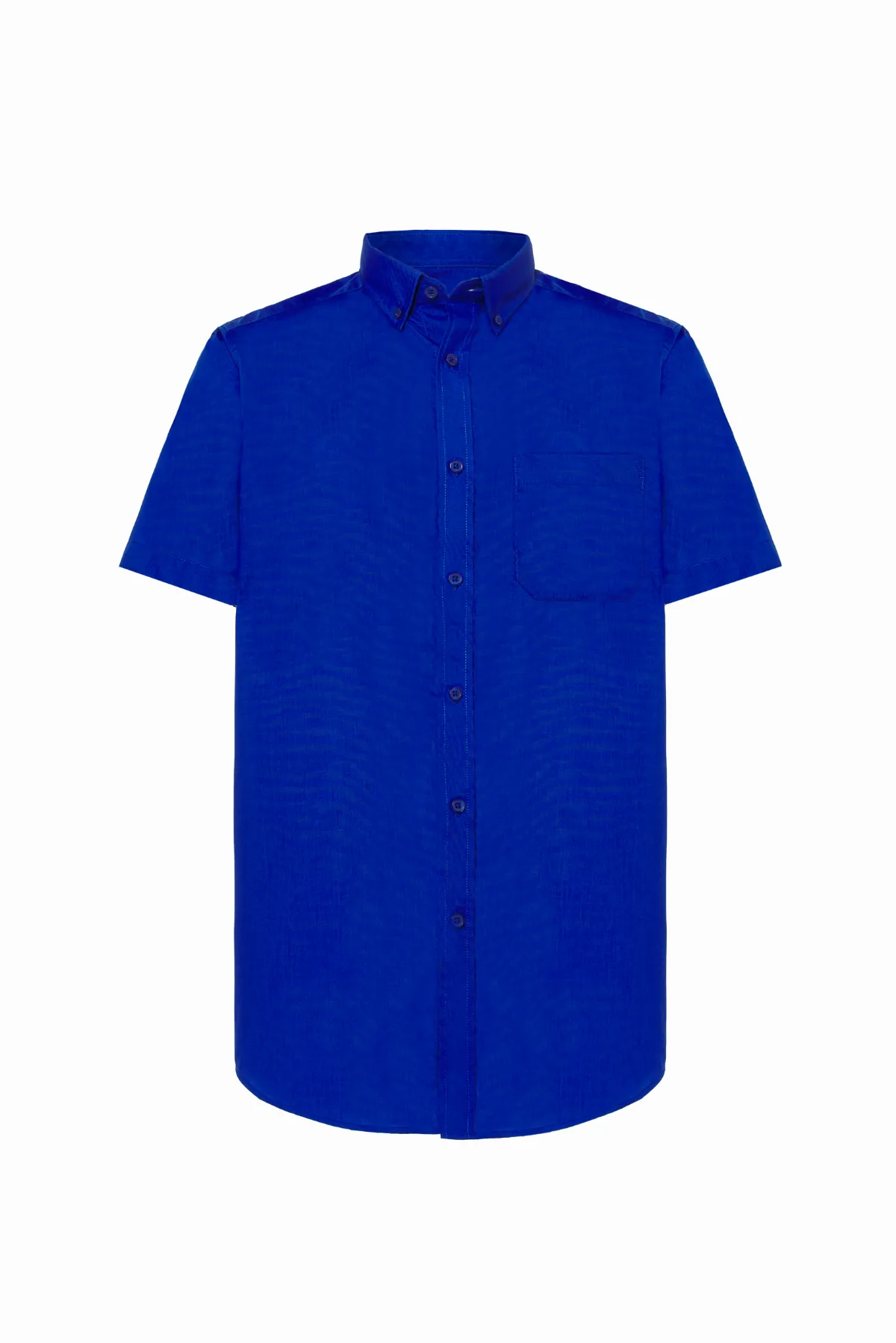 Casual & Business SS Shirt Popelin Royal Blue