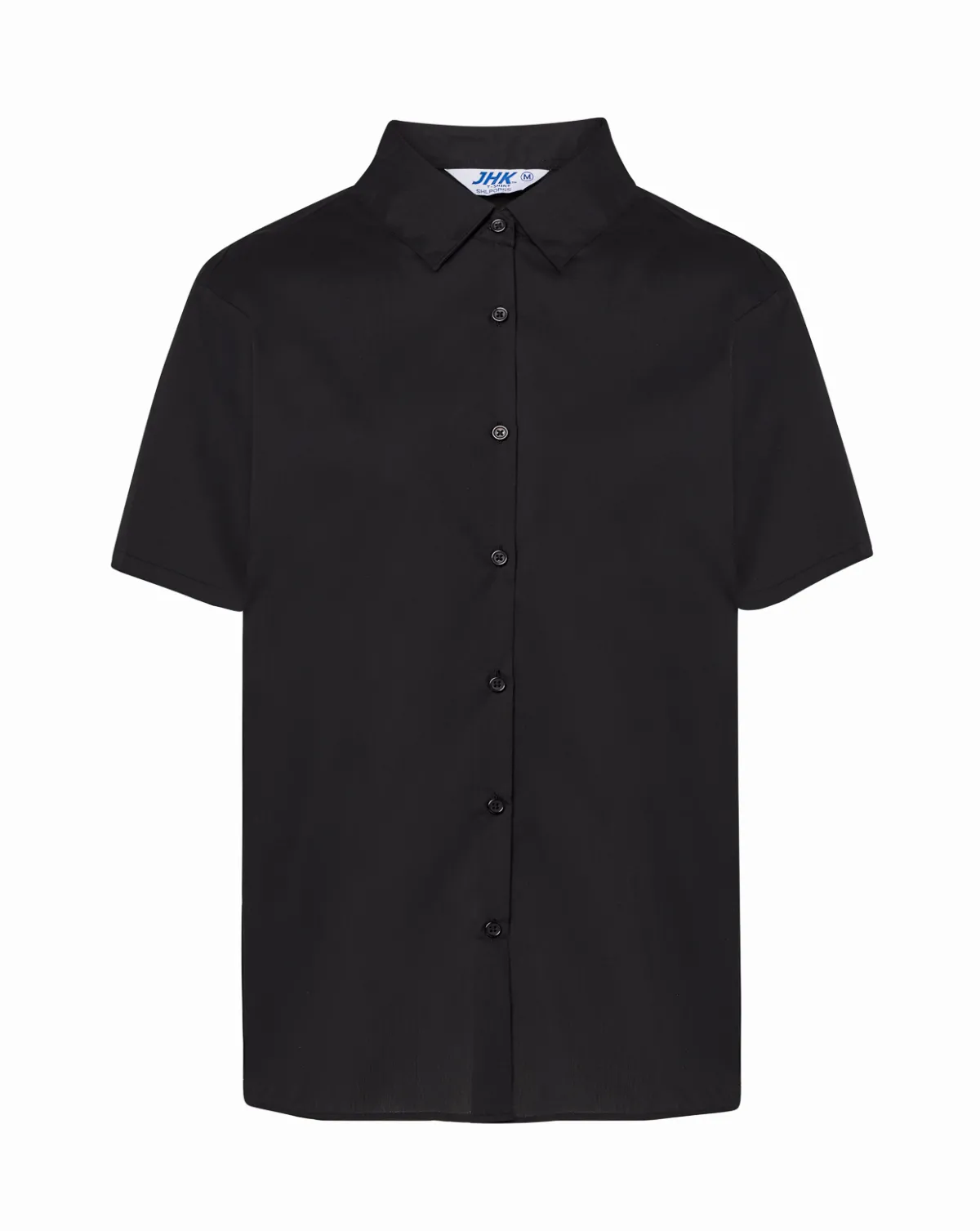 Lady Casual & Business SS Shirt Popelin Black