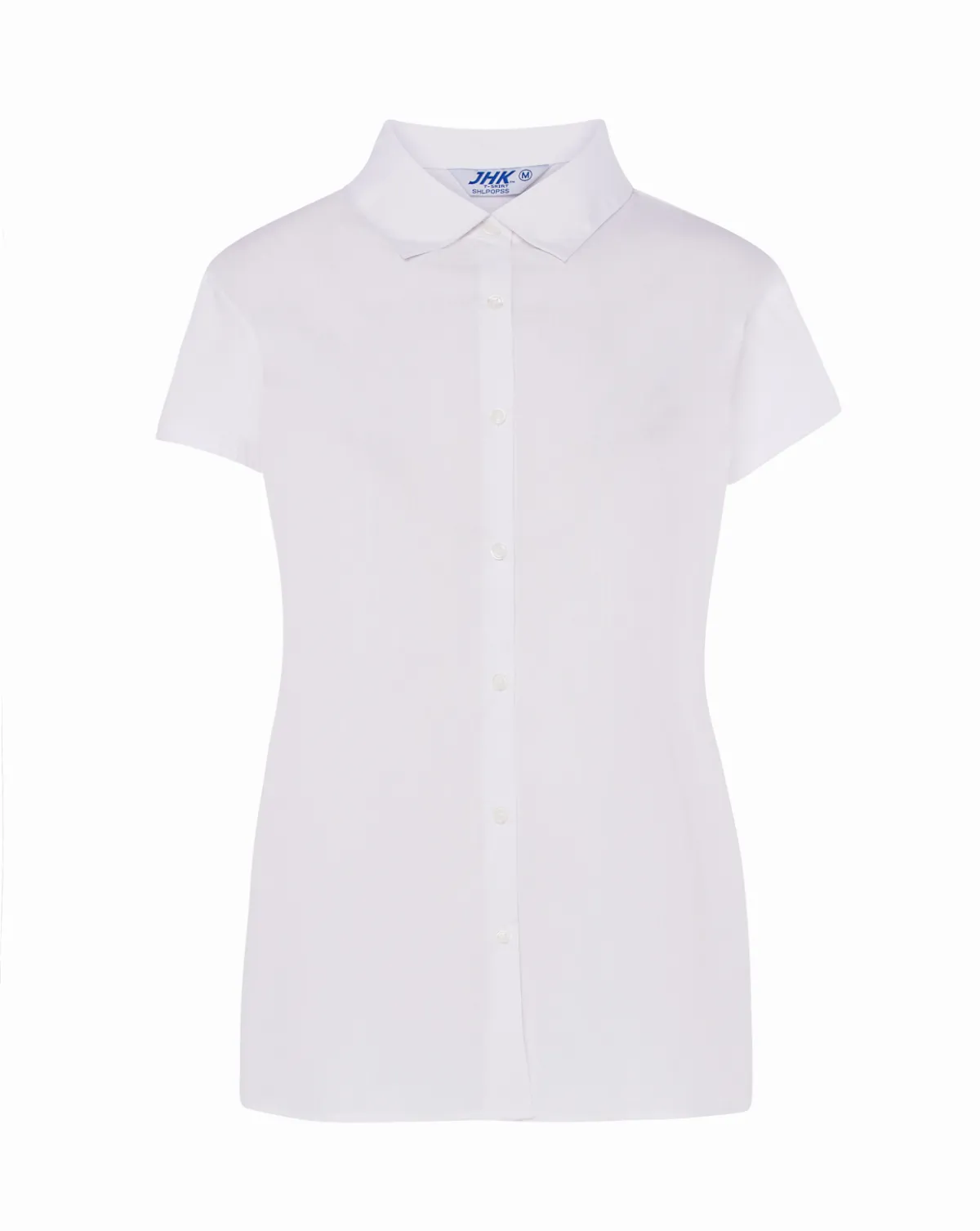 Lady Casual & Business SS Shirt Popelin White
