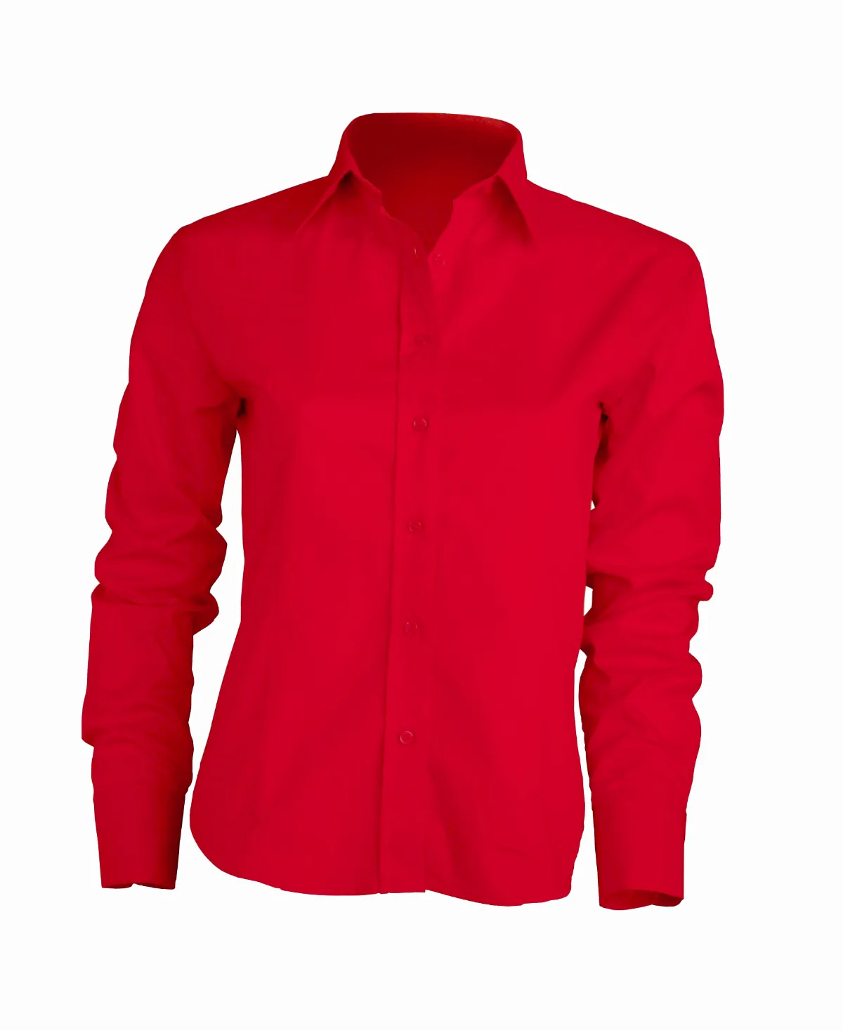 Shirt Lady Poplin Red