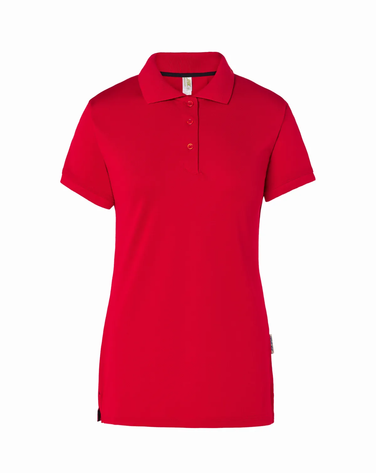 Heavy Pique Polo Lady Red-Navy