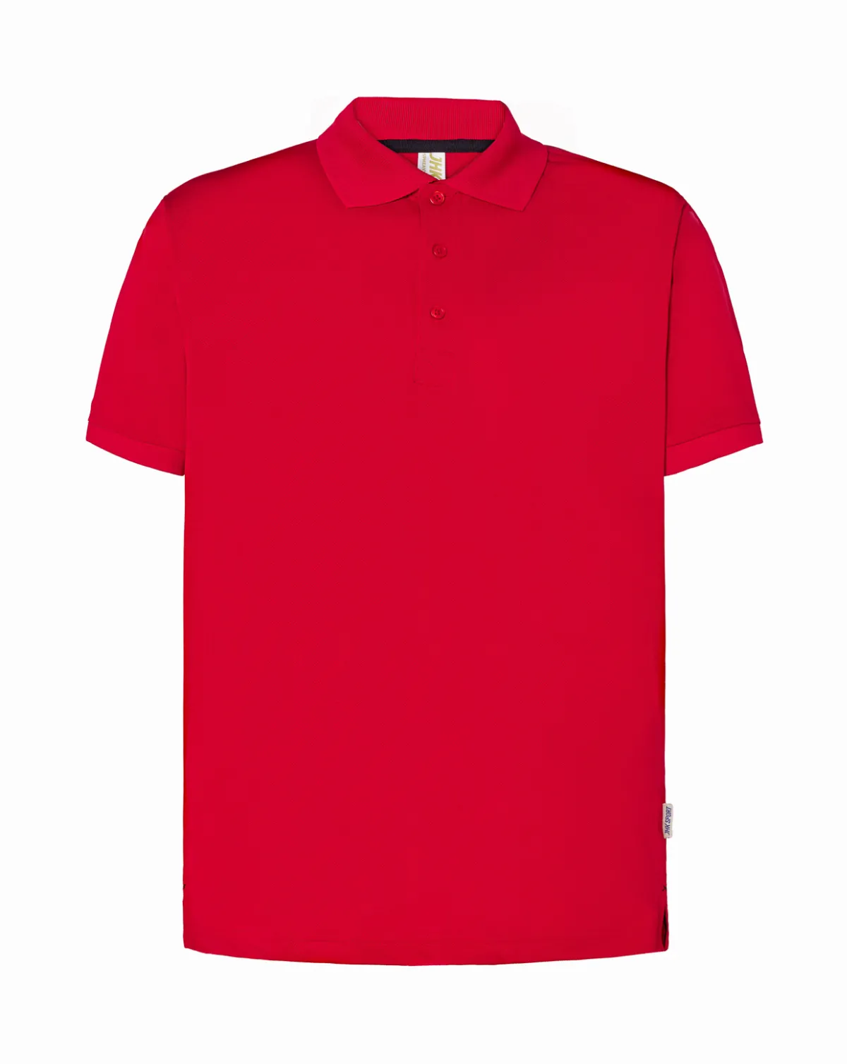 Heavy Pique Polo Man Red-Navy