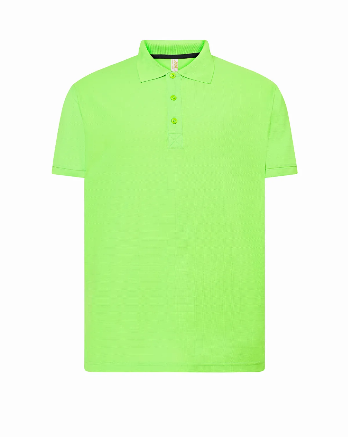 Pique Polo Man Lime Fluor