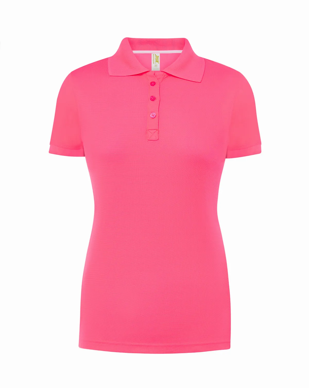 Pique Polo Lady Fucsia Fluor