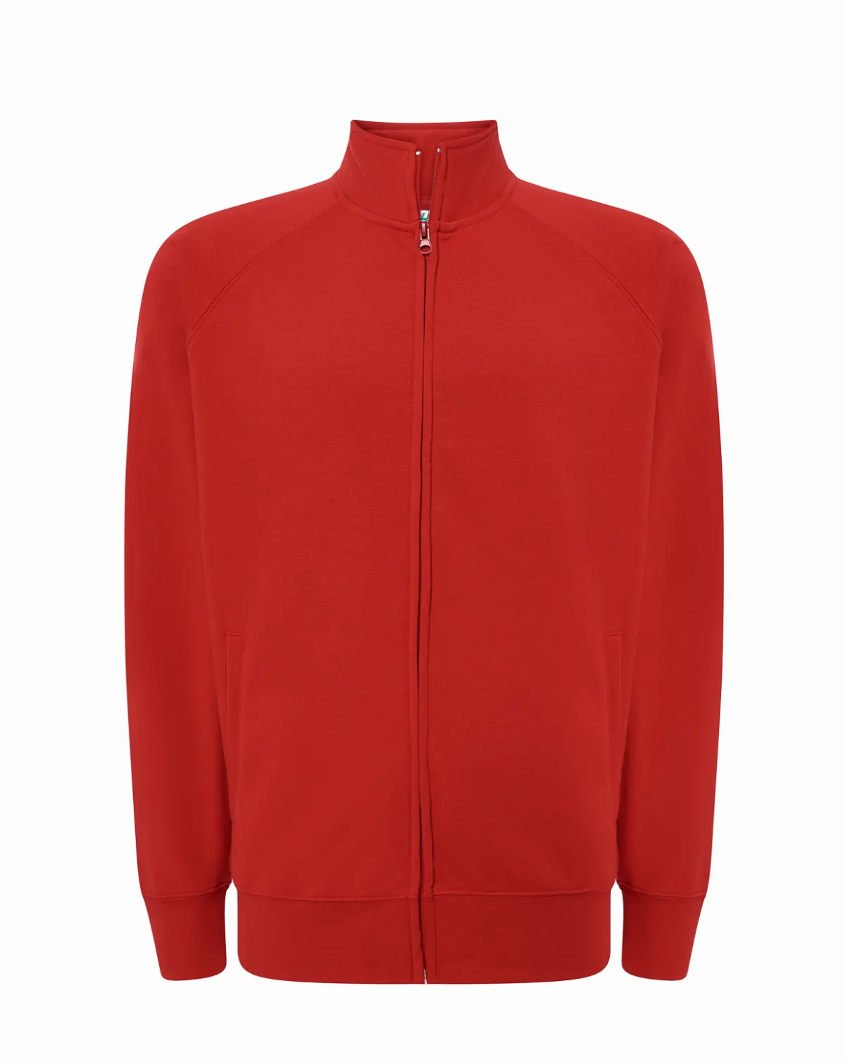 Full Zip CVC Sweatshirt Red