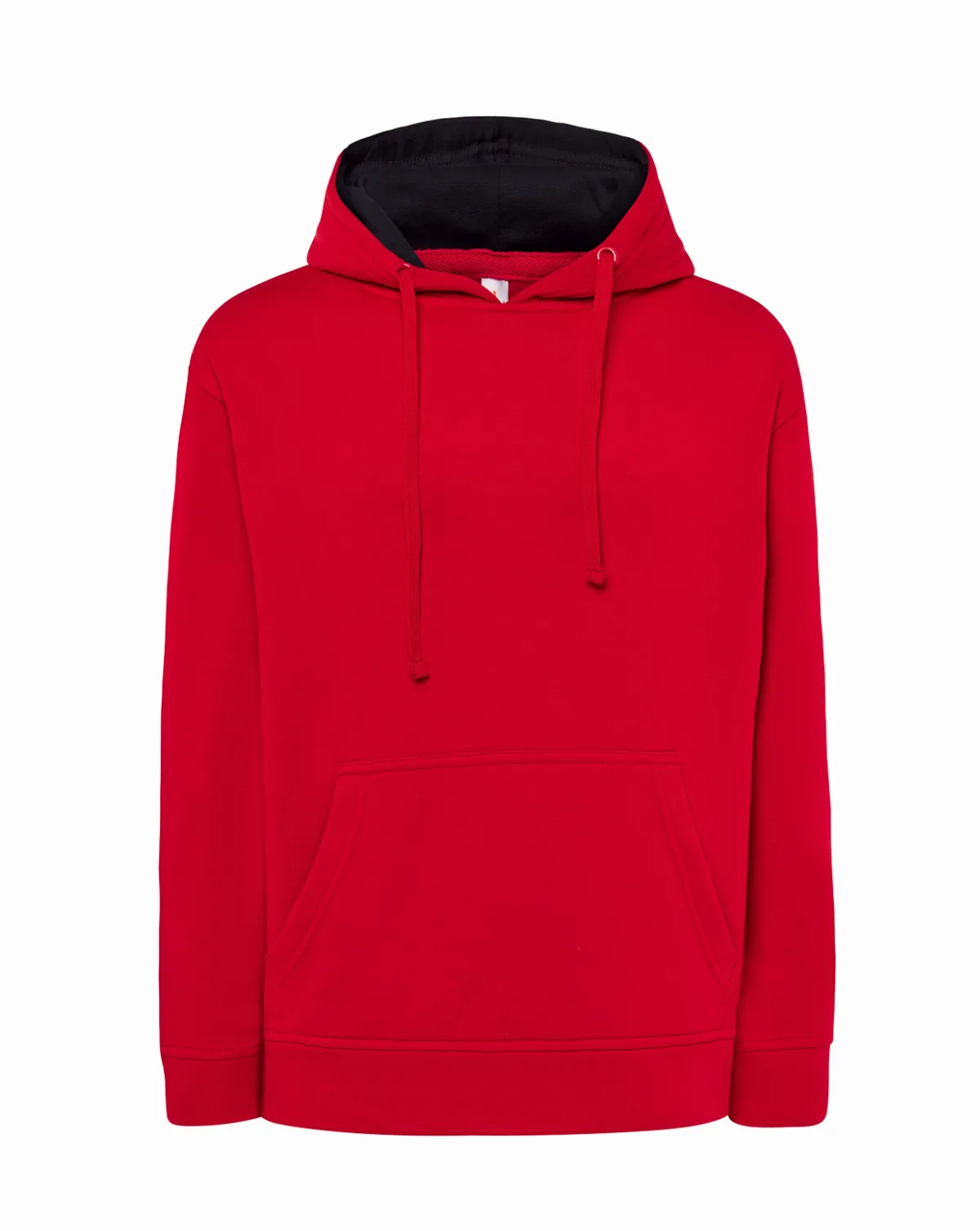 Unisex Ocean Hooded Contrast Kangaroo Red-Navy