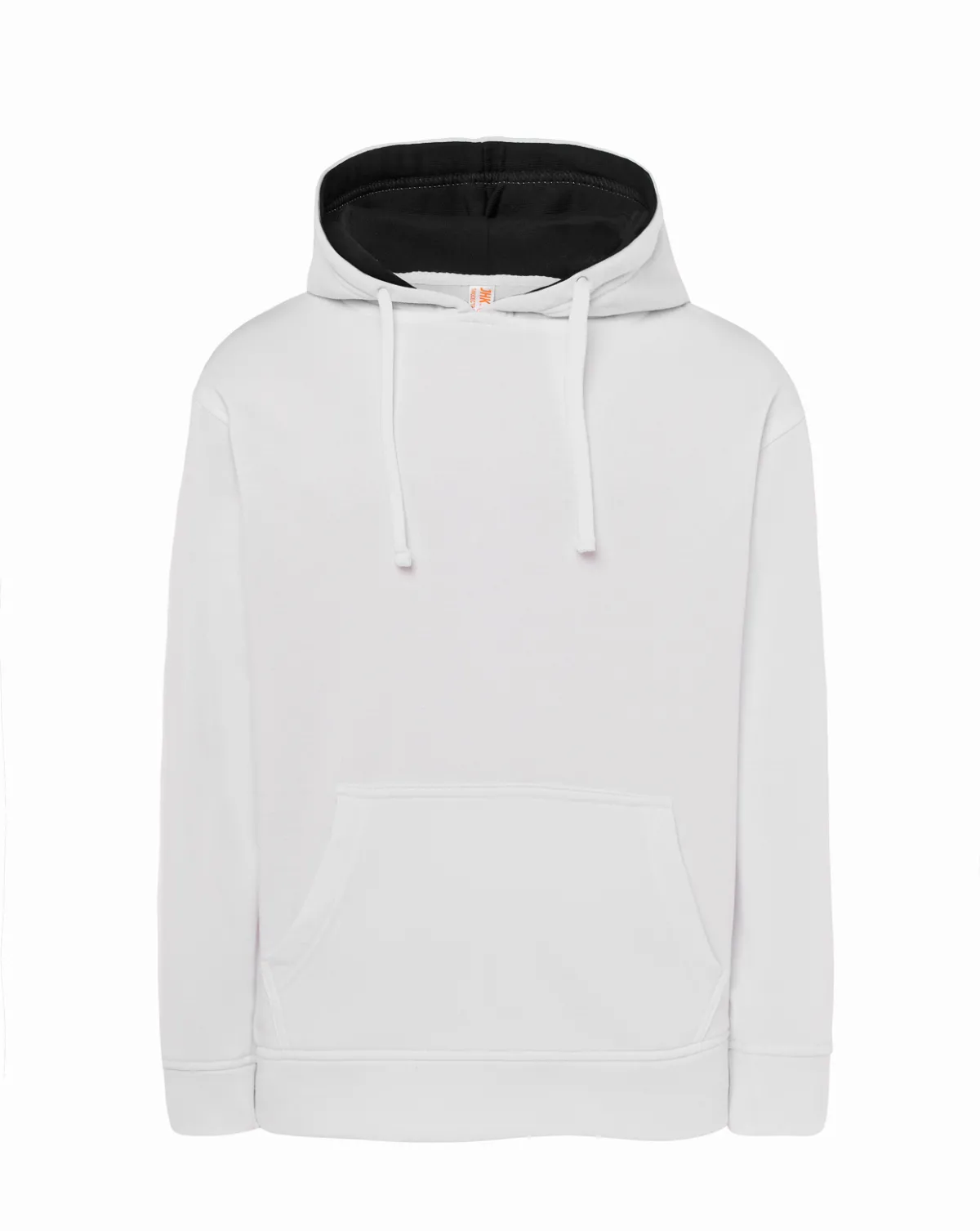 Unisex Ocean Hooded Contrast Kangaroo White / Navy