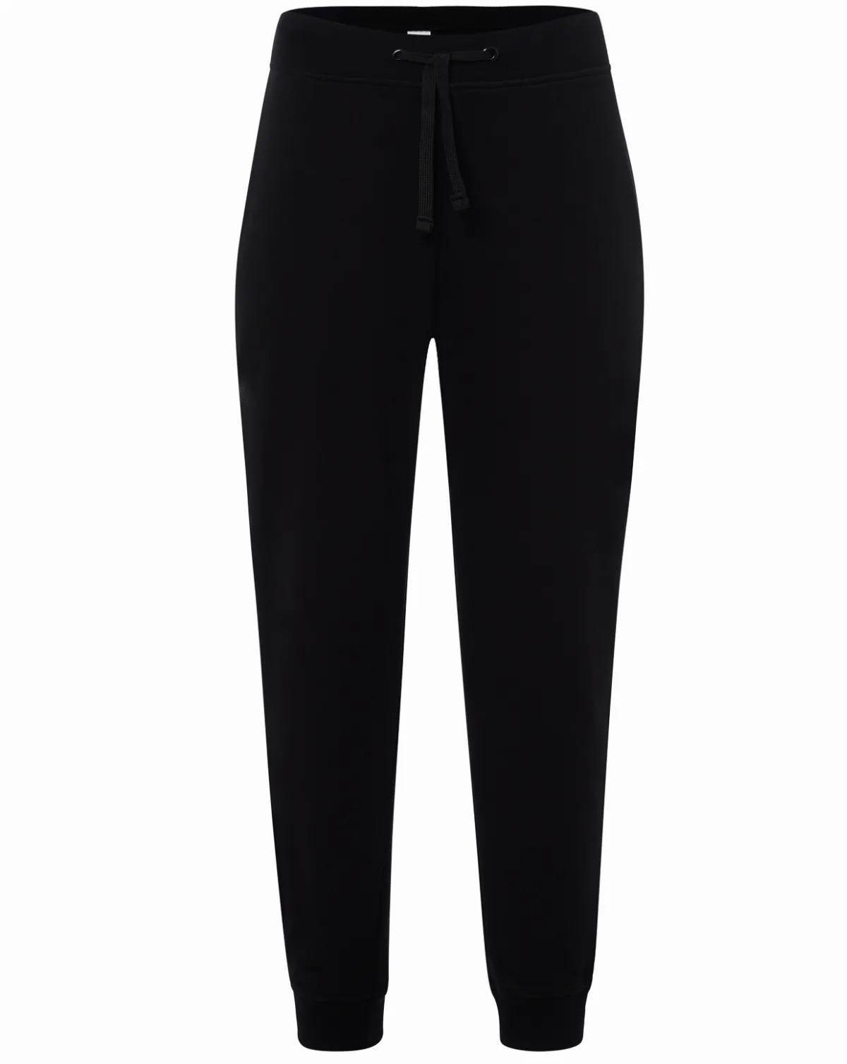 Sweat Pants Cuff Unisex Black