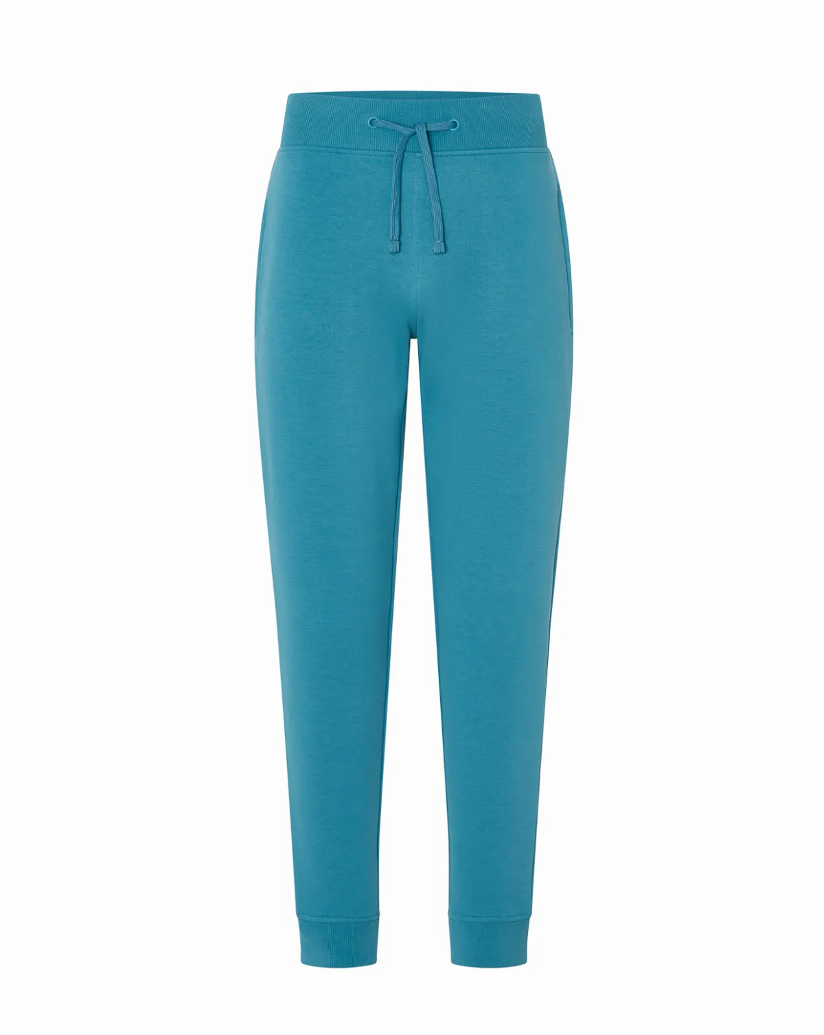 Sweat Pants Cuff Unisex Petrol Blue