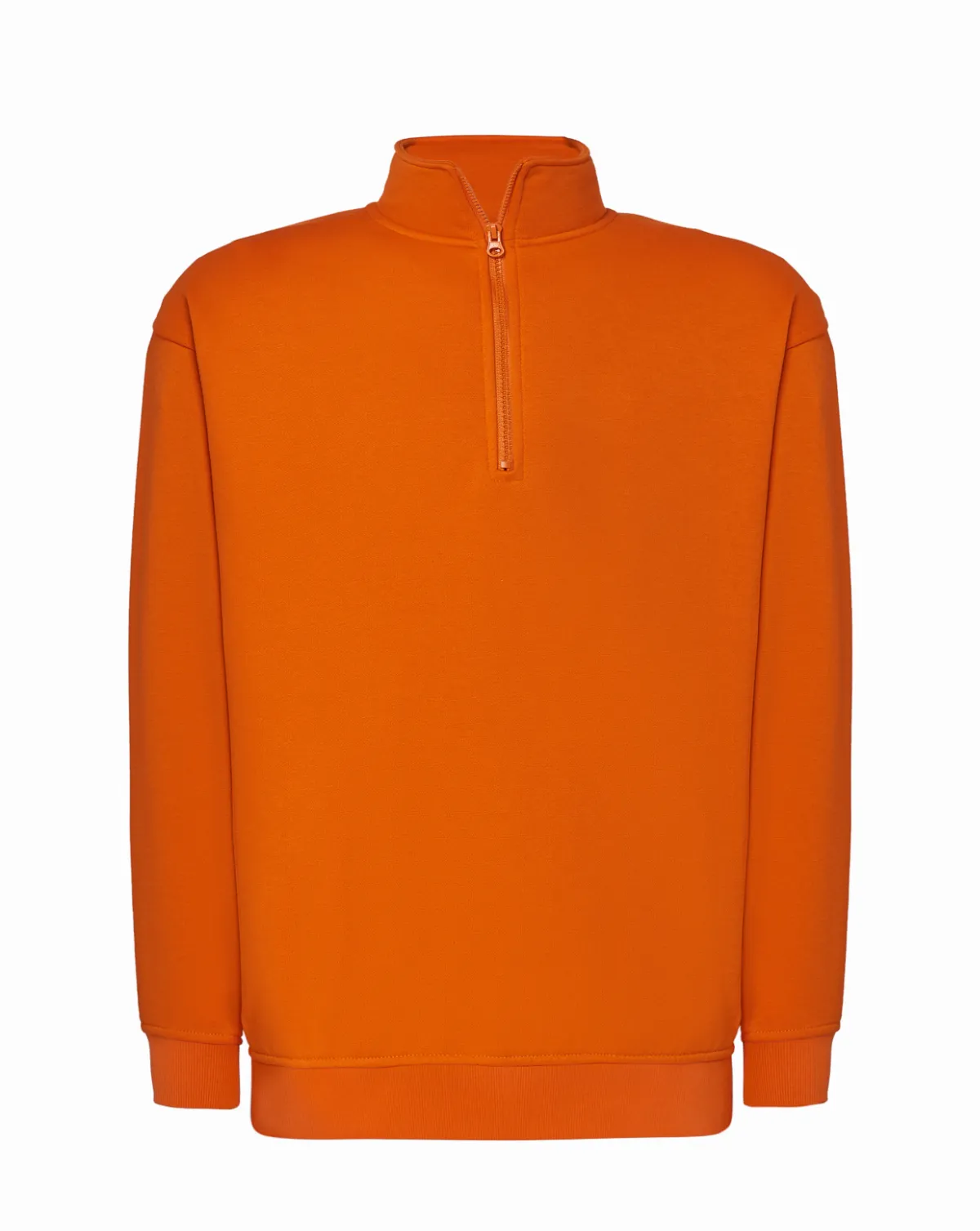 Half Zip Sweatshirt Orange