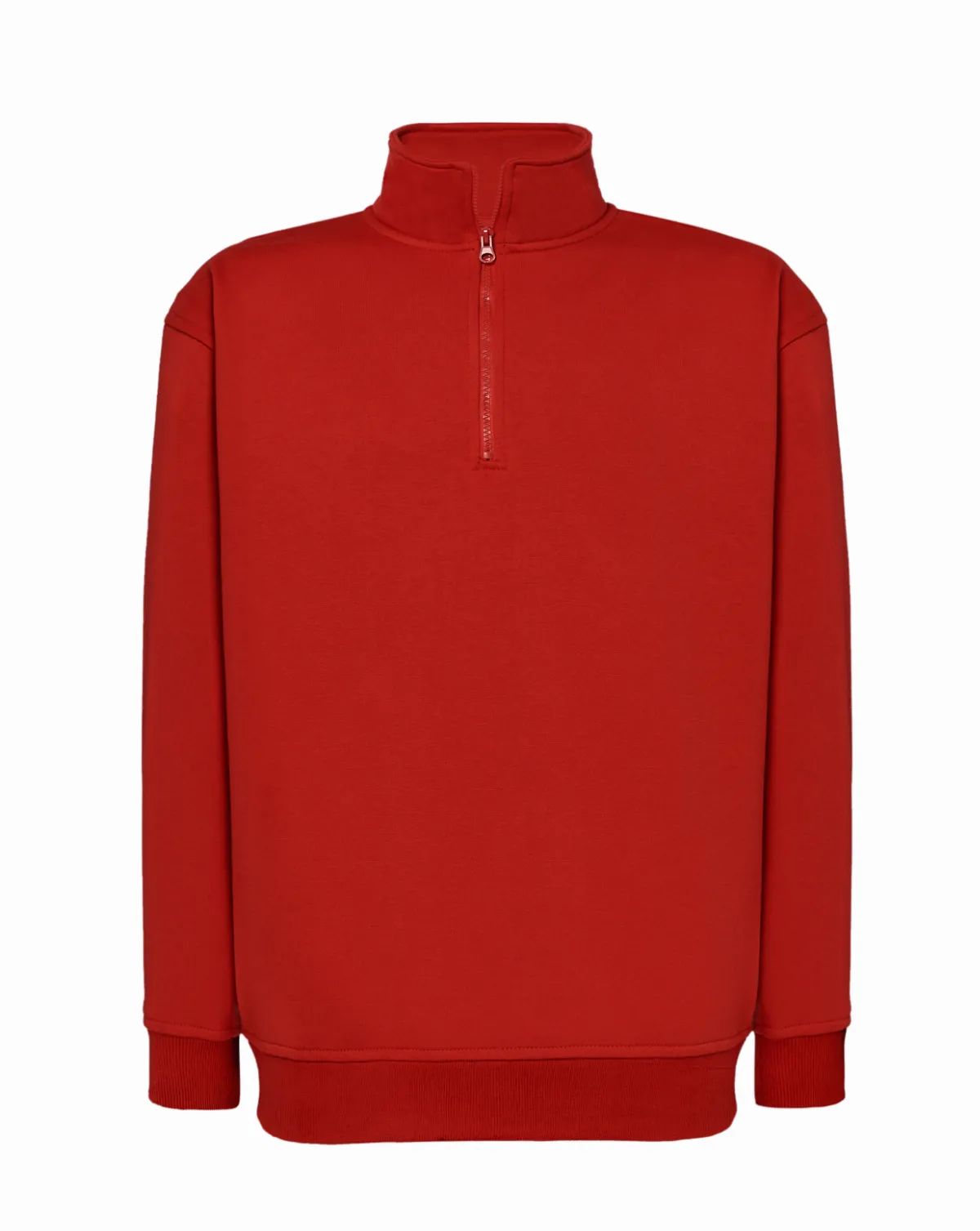 Half Zip Sweatshirt Red