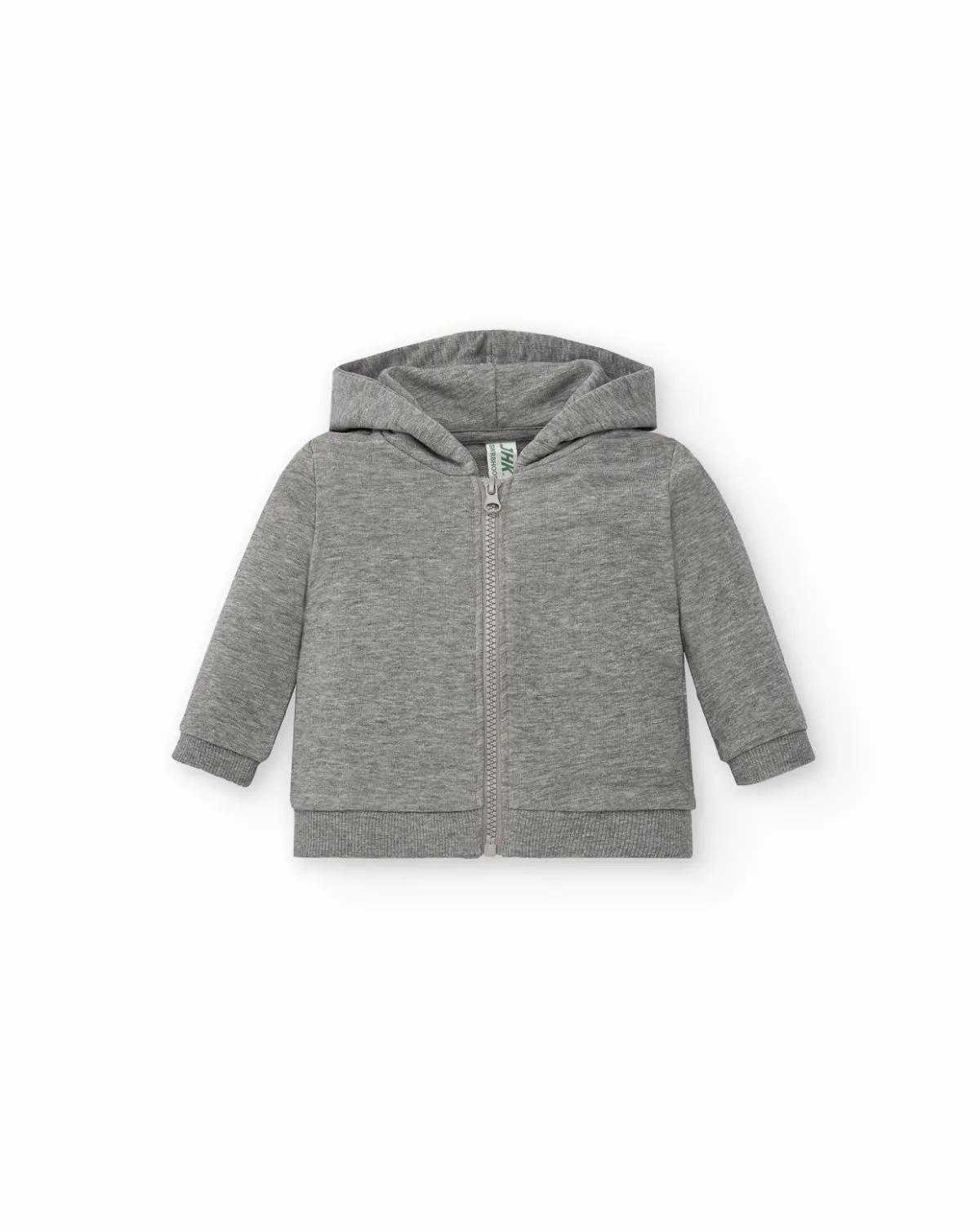 Baby Hooded Sweatshirt Grey Melange