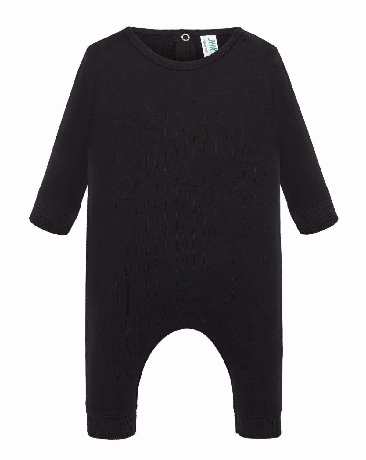 Baby Playsuit LS Black