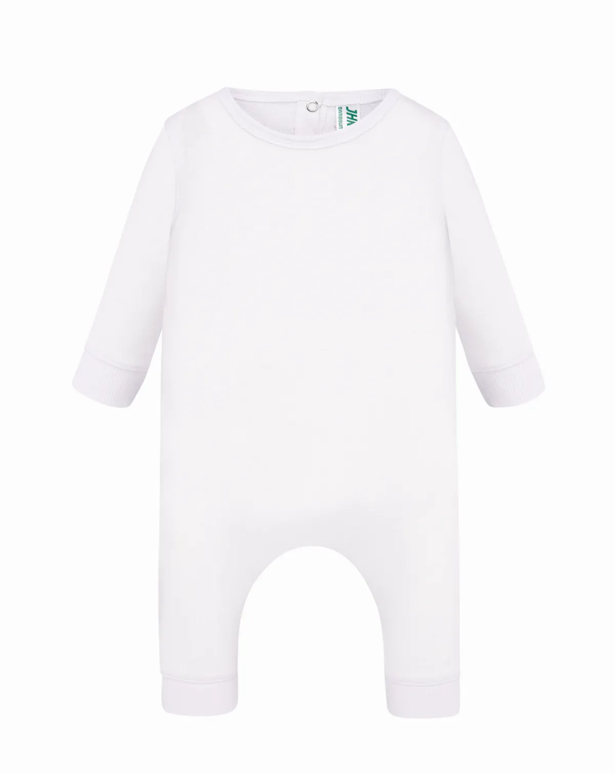 Baby Playsuit LS White