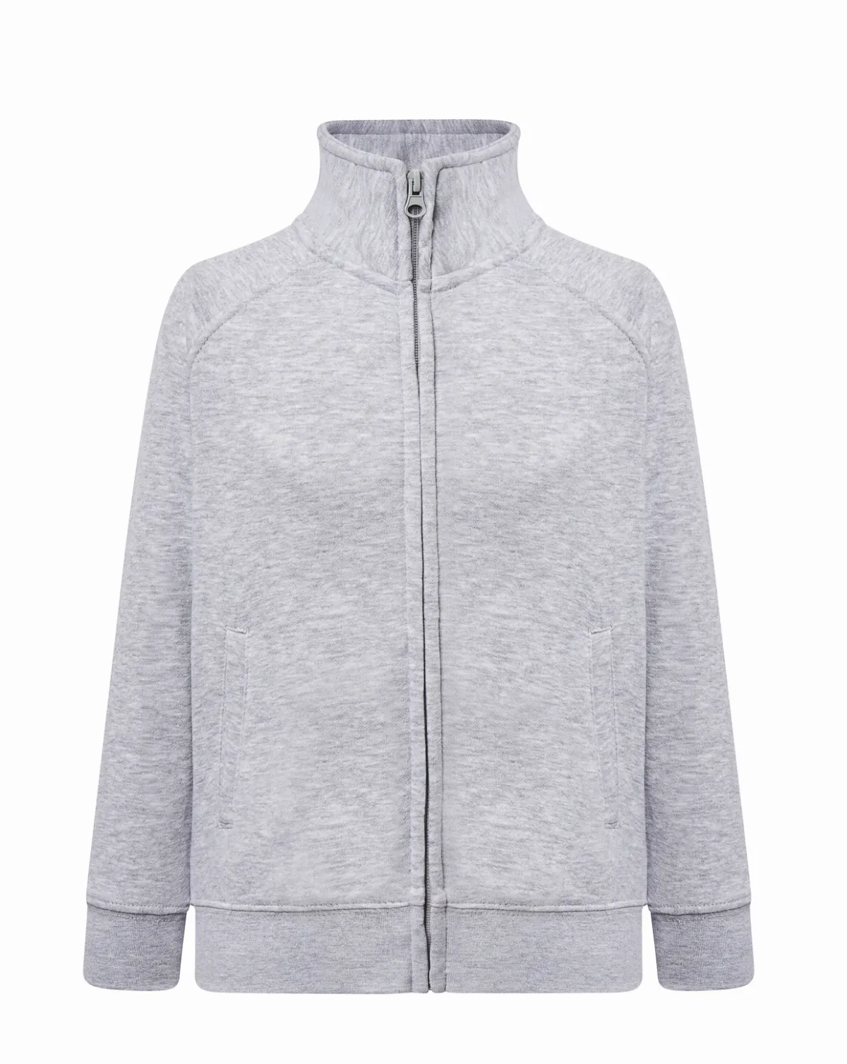 Kid Full Zip Sweatshirt Ash Melange
