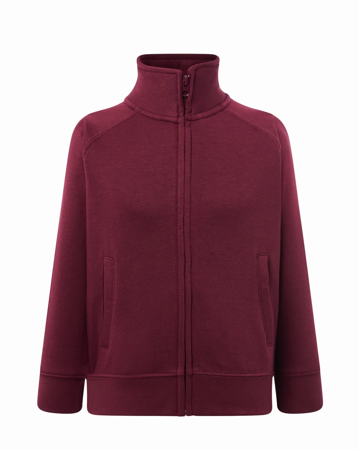 Kid Full Zip Sweatshirt Burgundy