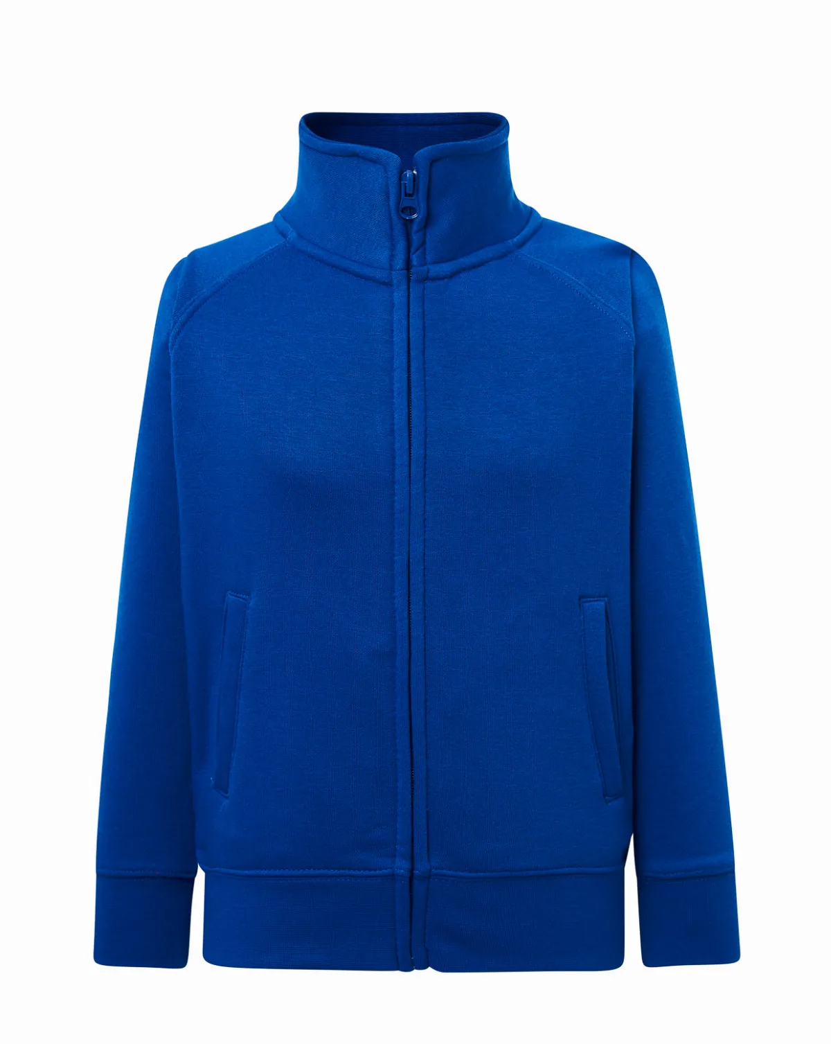 Kid Full Zip French Terry Sweatshirt Royal Blue
