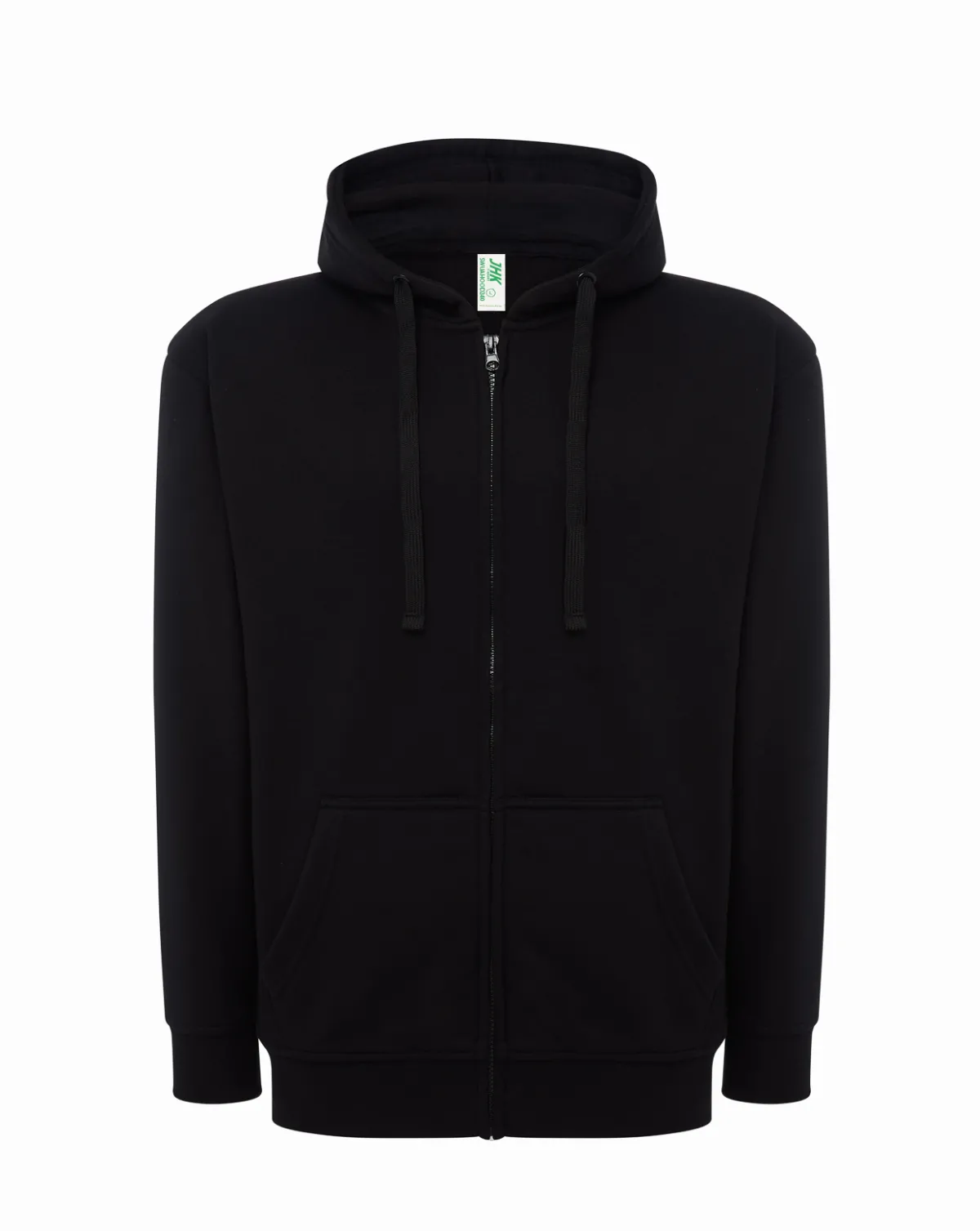 Hooded French Terry Sweatshirt Black