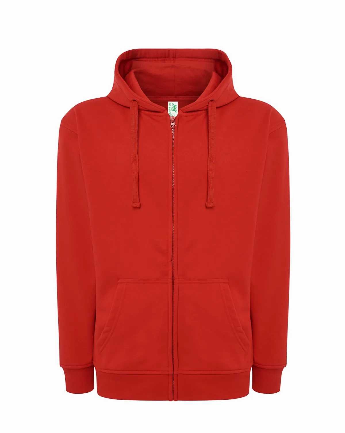 Hooded French Terry Sweatshirt Red