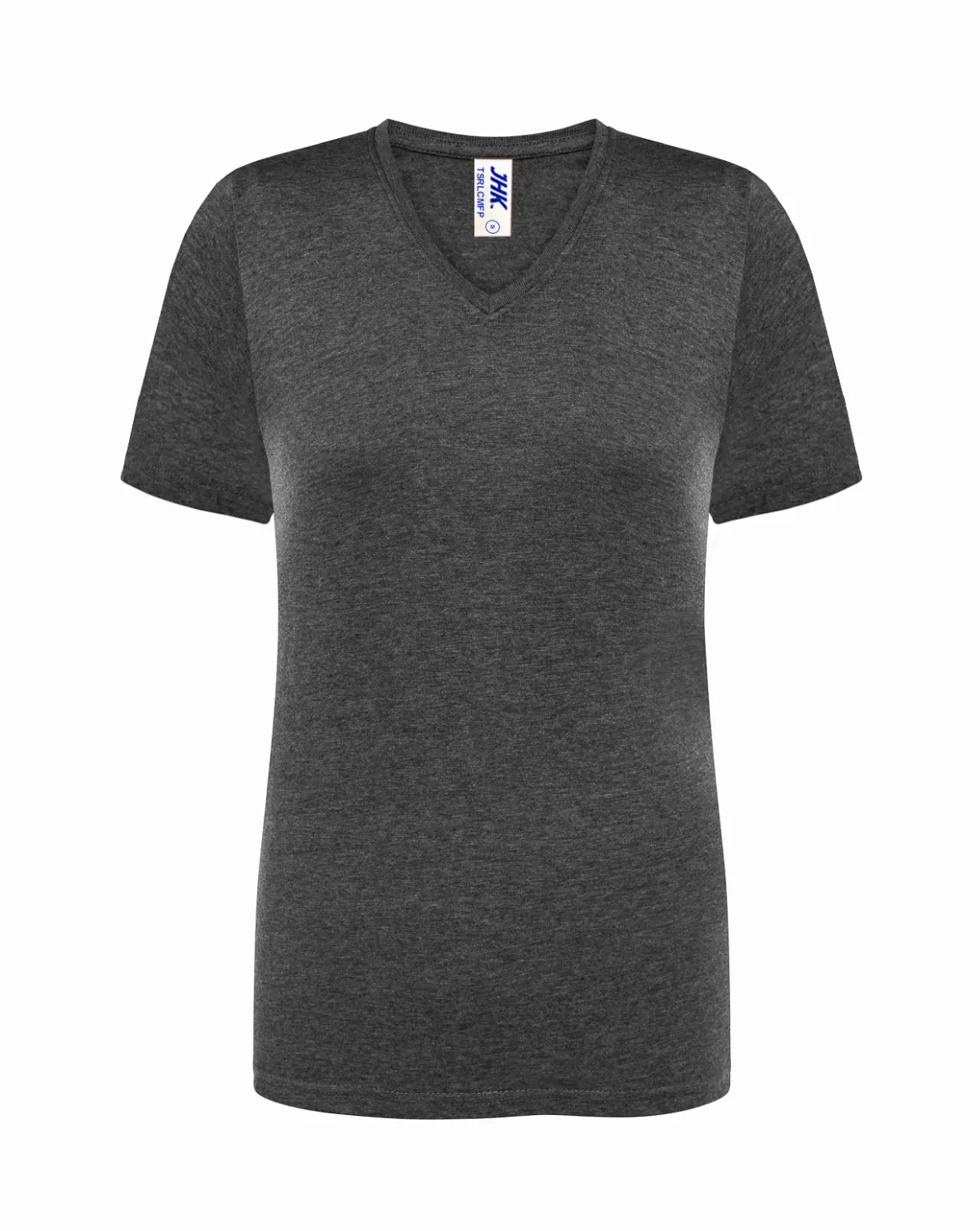 Lady Regular Comfort V-Neck Charcoal Heather