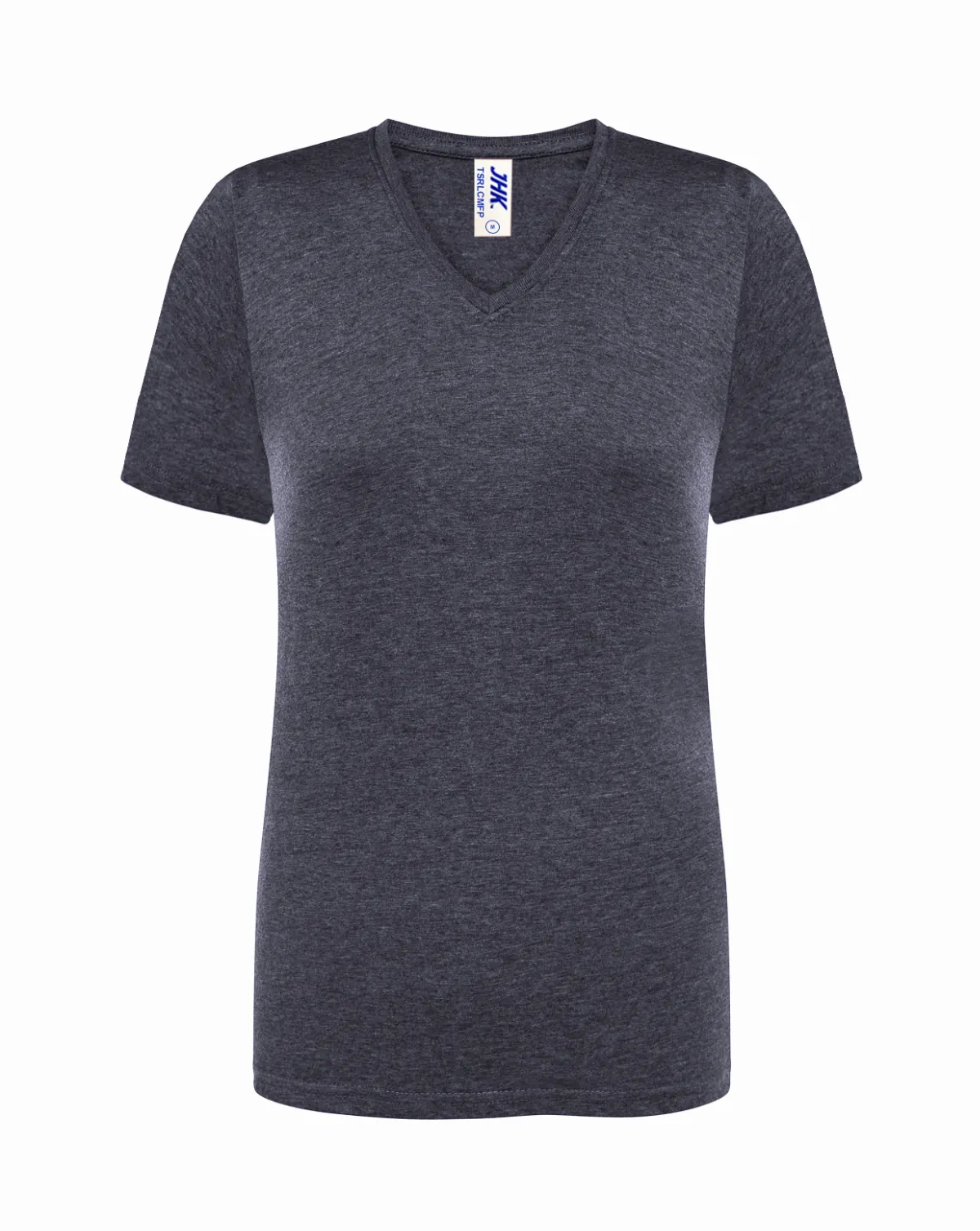 Lady Regular Comfort V-Neck Denim Heather