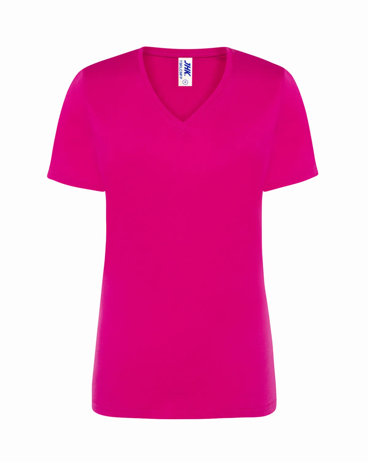 Lady Regular Comfort V-Neck Fucsia