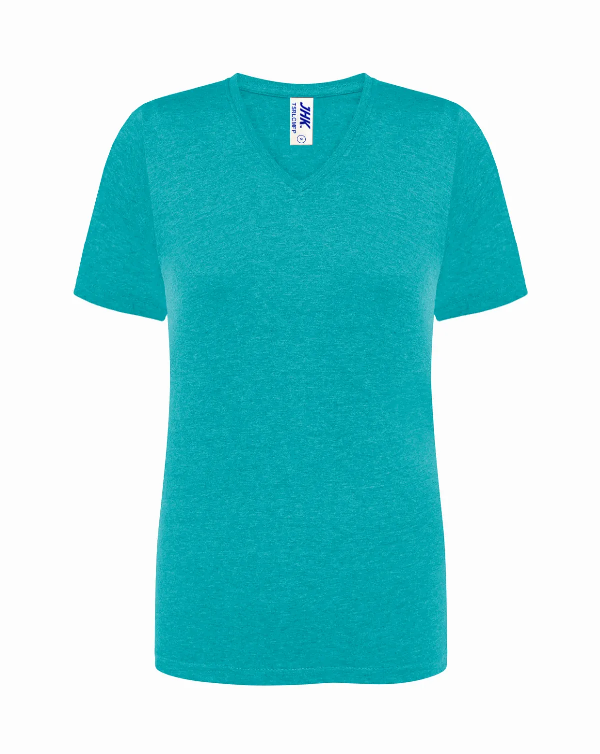 Lady Regular Comfort V-Neck Turquoise Heather
