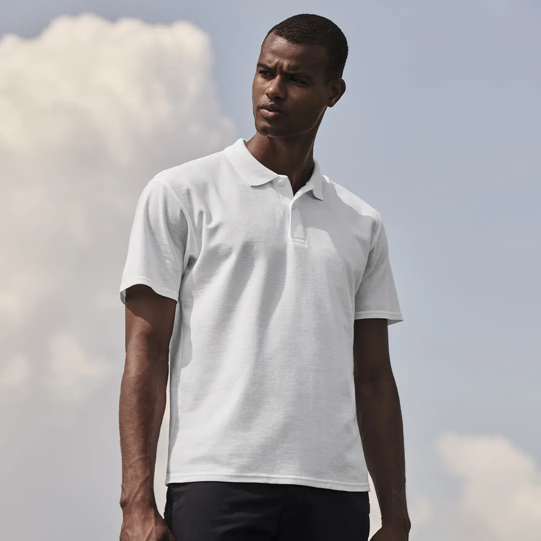  Fruit of the Loom Polo Adulto Blanco Original