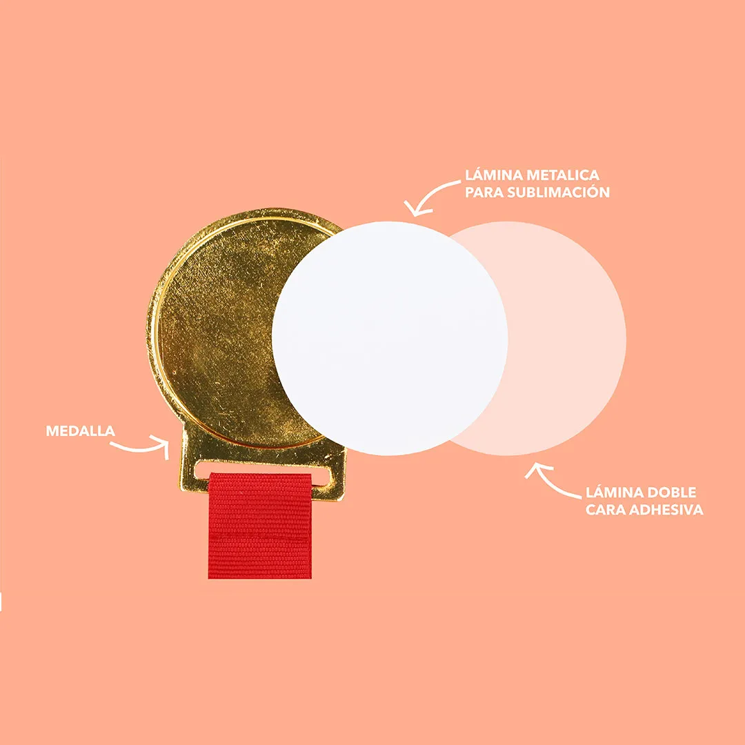 Medalla Sublimación Aviana - vista 3
