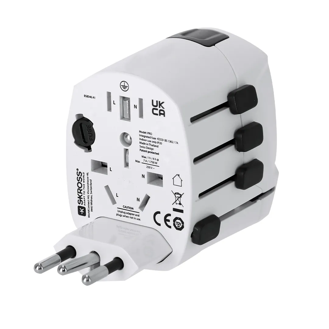 Adaptador Viaje Universal Skross PRO 3-POLE - vista 3