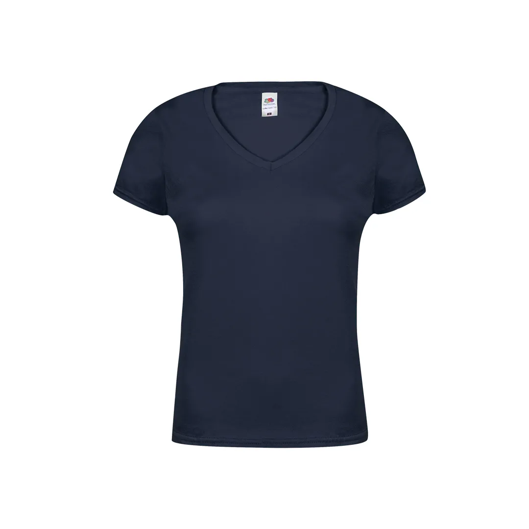 Camiseta Mujer Color Iconic V-Neck Marino Oscuro