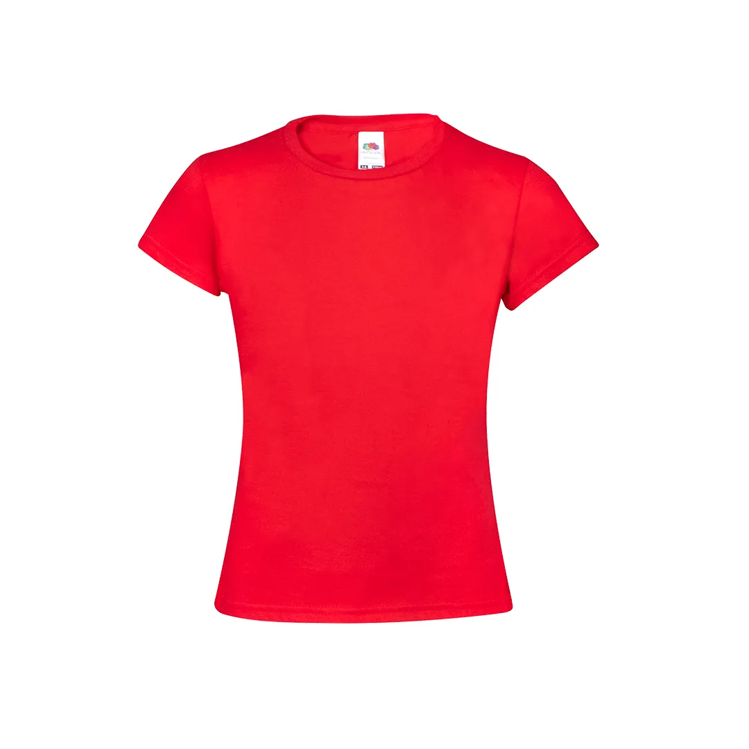 Camiseta Niña Color Iconic ROJO