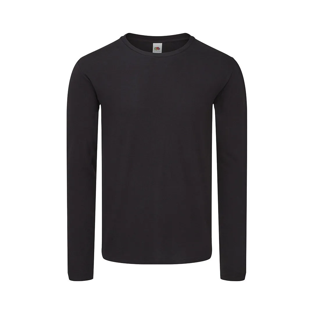 Camiseta Adulto Color Iconic Long Sleeve T NEGRO