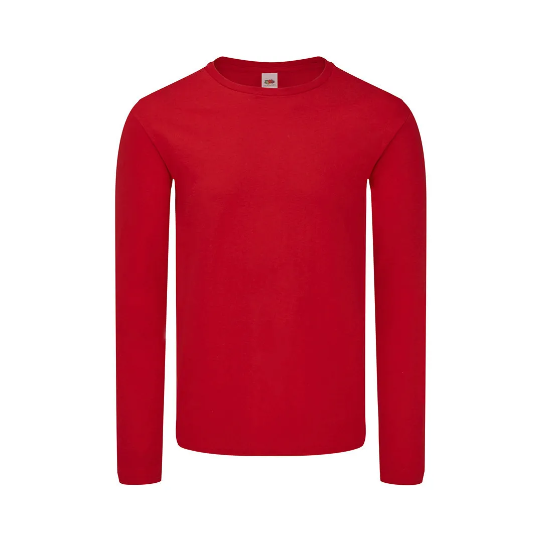 Camiseta Adulto Color Iconic Long Sleeve T ROJO